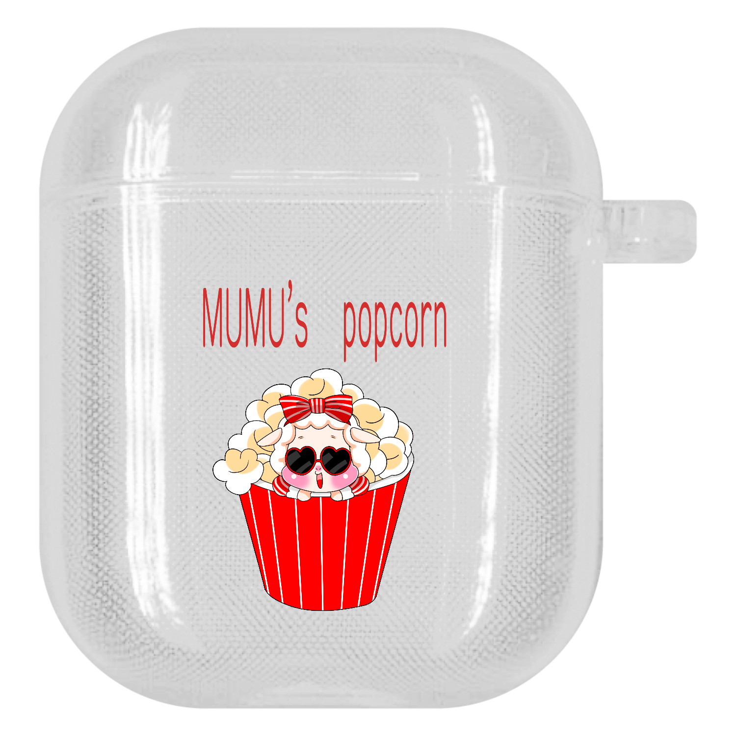 ムムちゃんケース AirPods第1/ 2世代 ソフトタイプケース