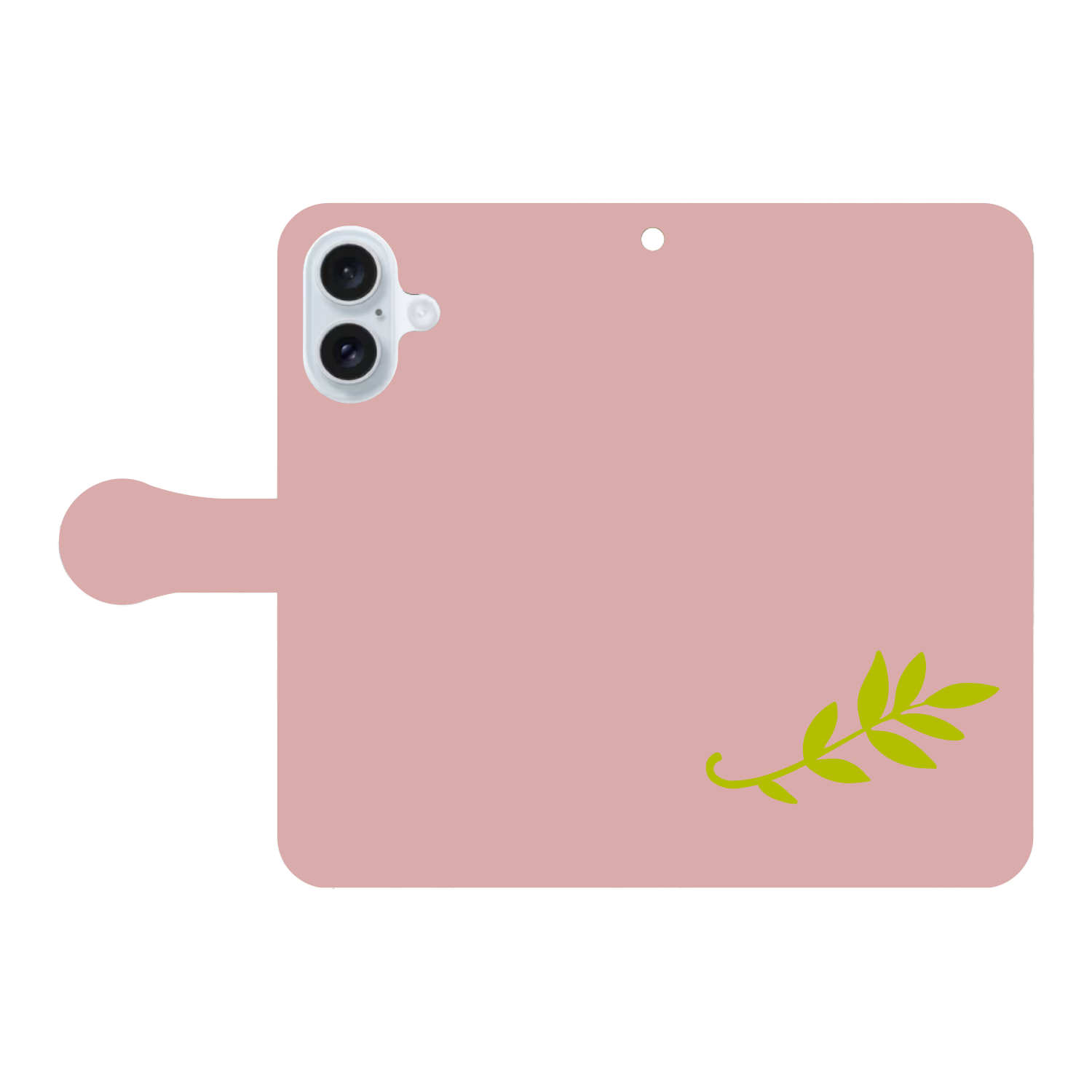 leaf (葉っぱ) 手帳型スマホケース iPhone16 手帳型スマホケース