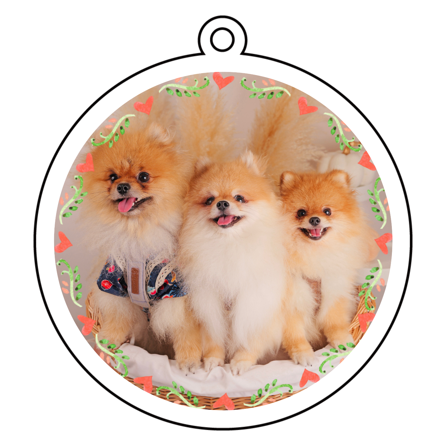 アクリルキーホルダー(両面印刷)　丸型 (10cm) アクリルキーホルダー(両面印刷)　丸型 (10cm)