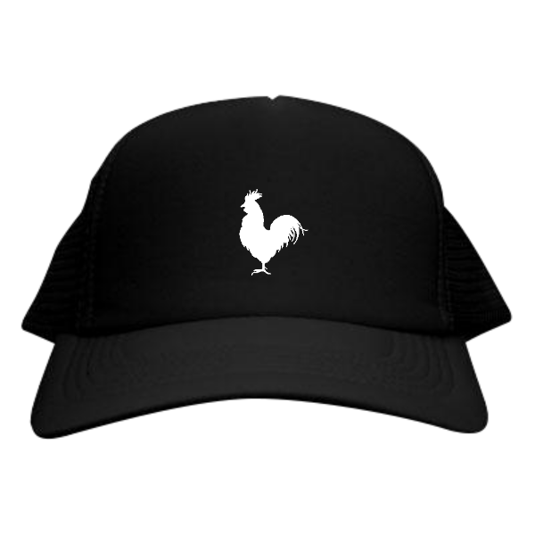 食いしん坊＊ユニフォーム(白鶏) メッシュキャップ