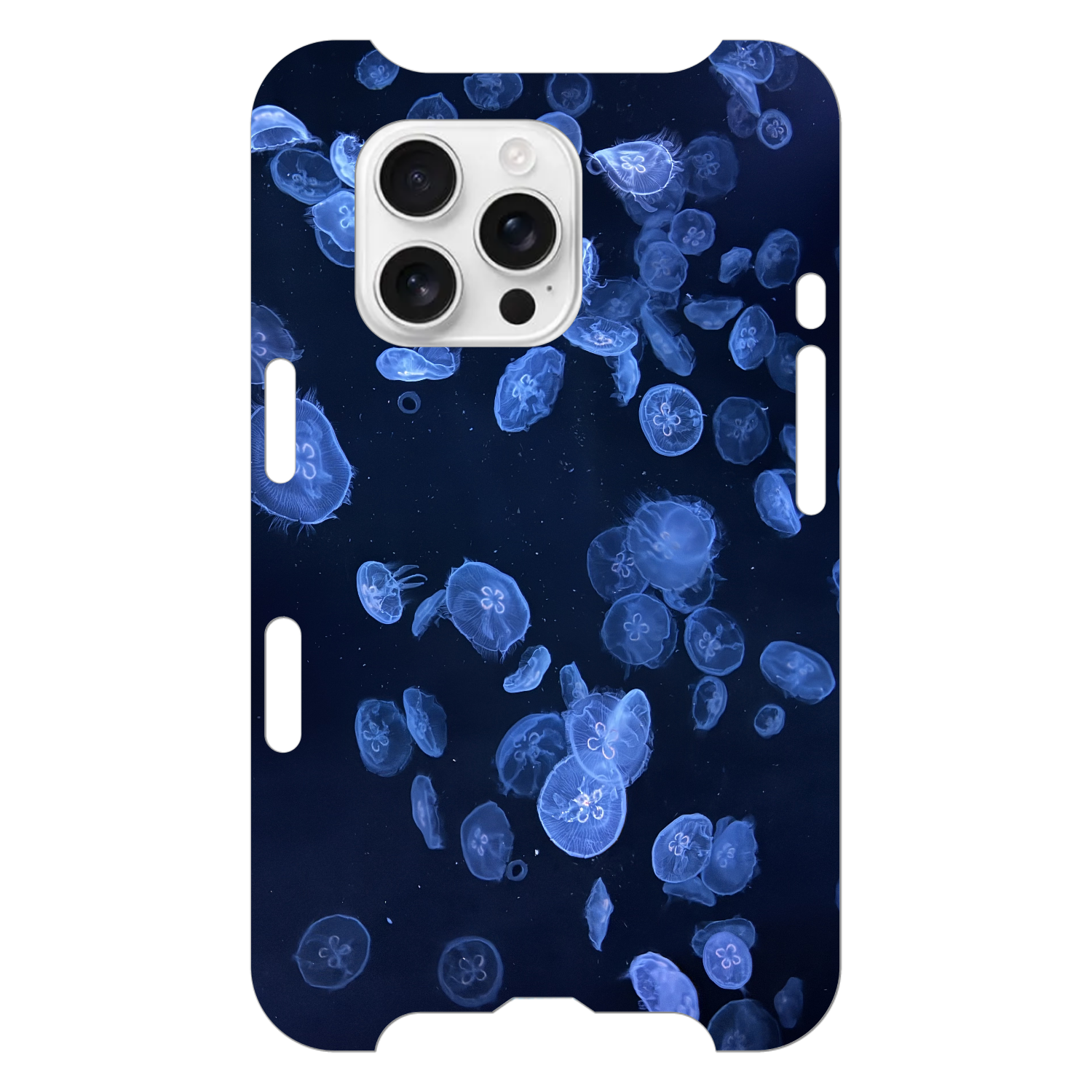 水中を泳ぐクラゲ iPhone16 Pro