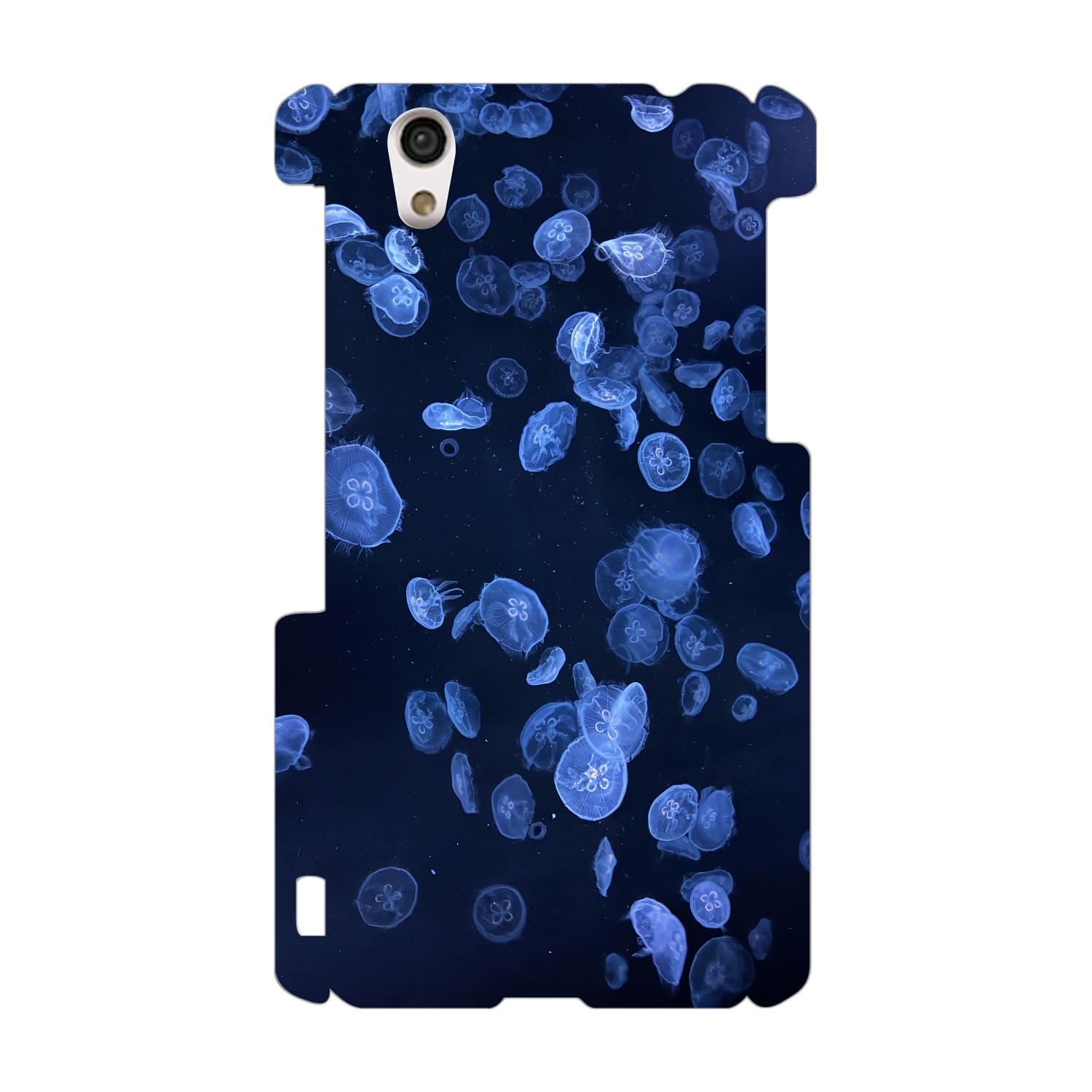 水中を泳ぐクラゲ AQUOS EVER(SH-02J)