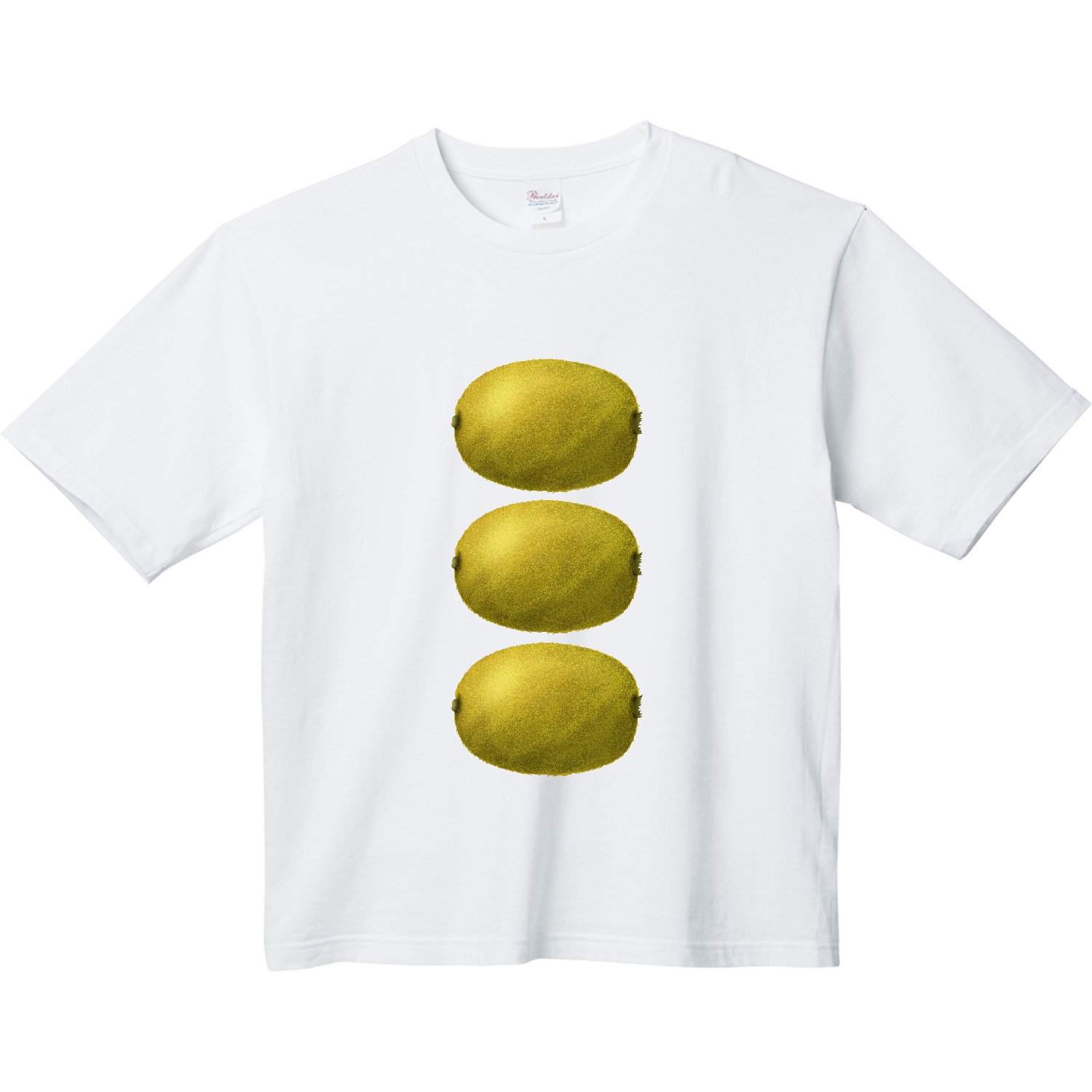 キウイ3つ ヘビーウェイト ビッグシルエットTシャツ