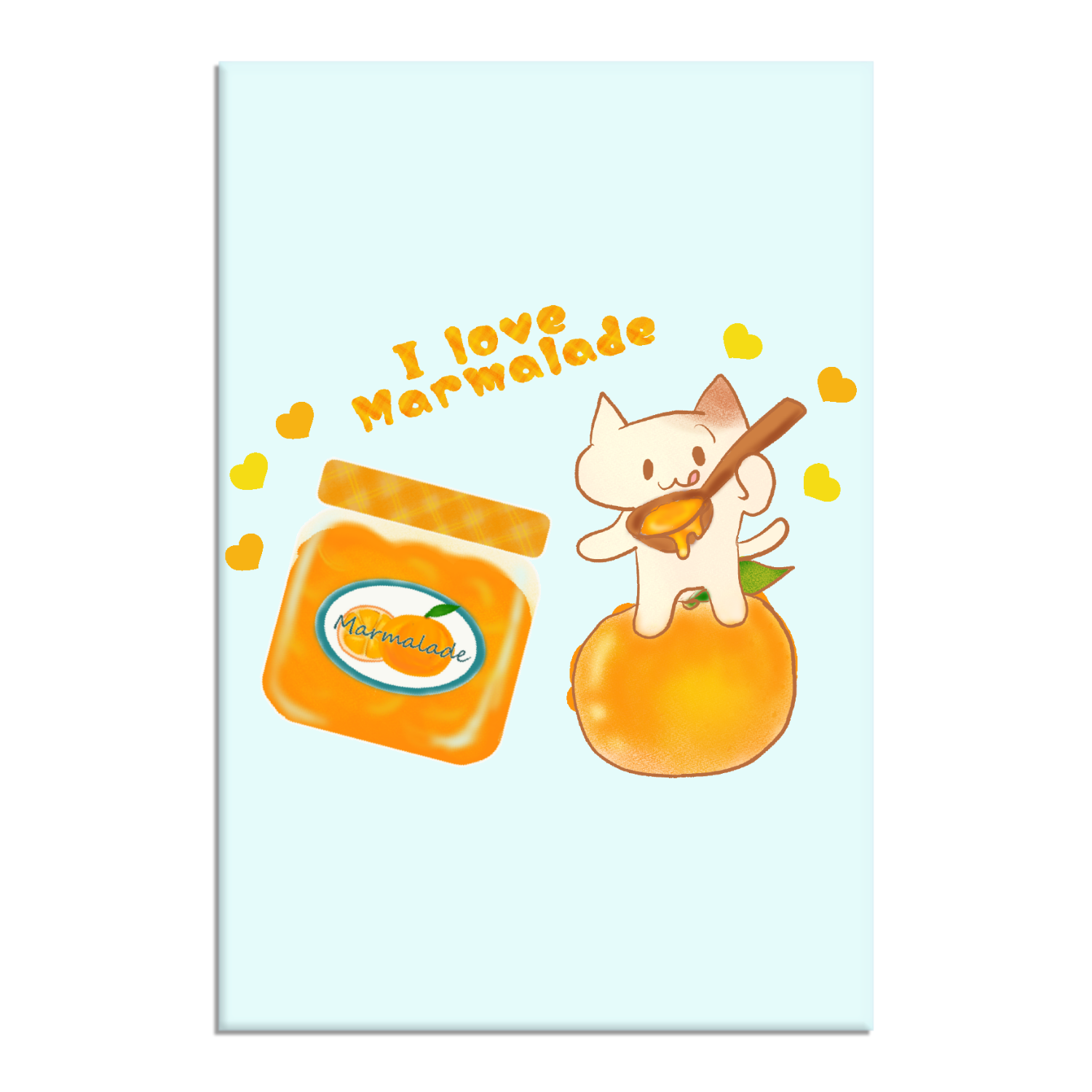 マーマレード タトゥーシール　はがきサイズ