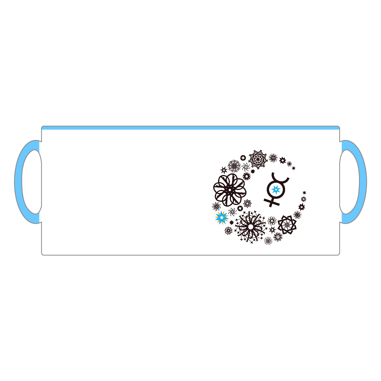 ことばもん／だいすきMoonと惑星マーク・水星編／２トーンマグ2トーンマグカップ1