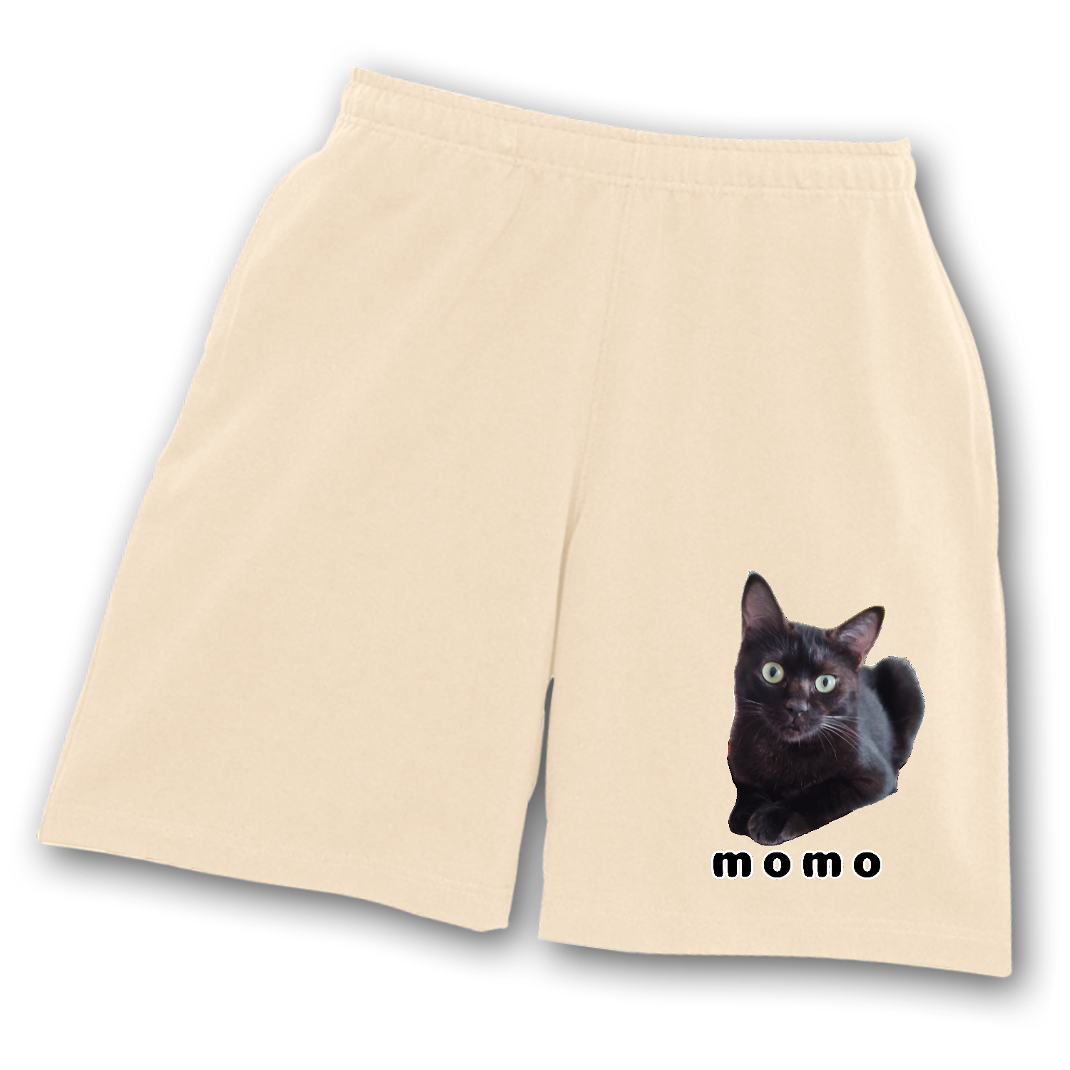 黒ねこももちゃん 9.1オンス マグナムウェイト イージー ショーツ