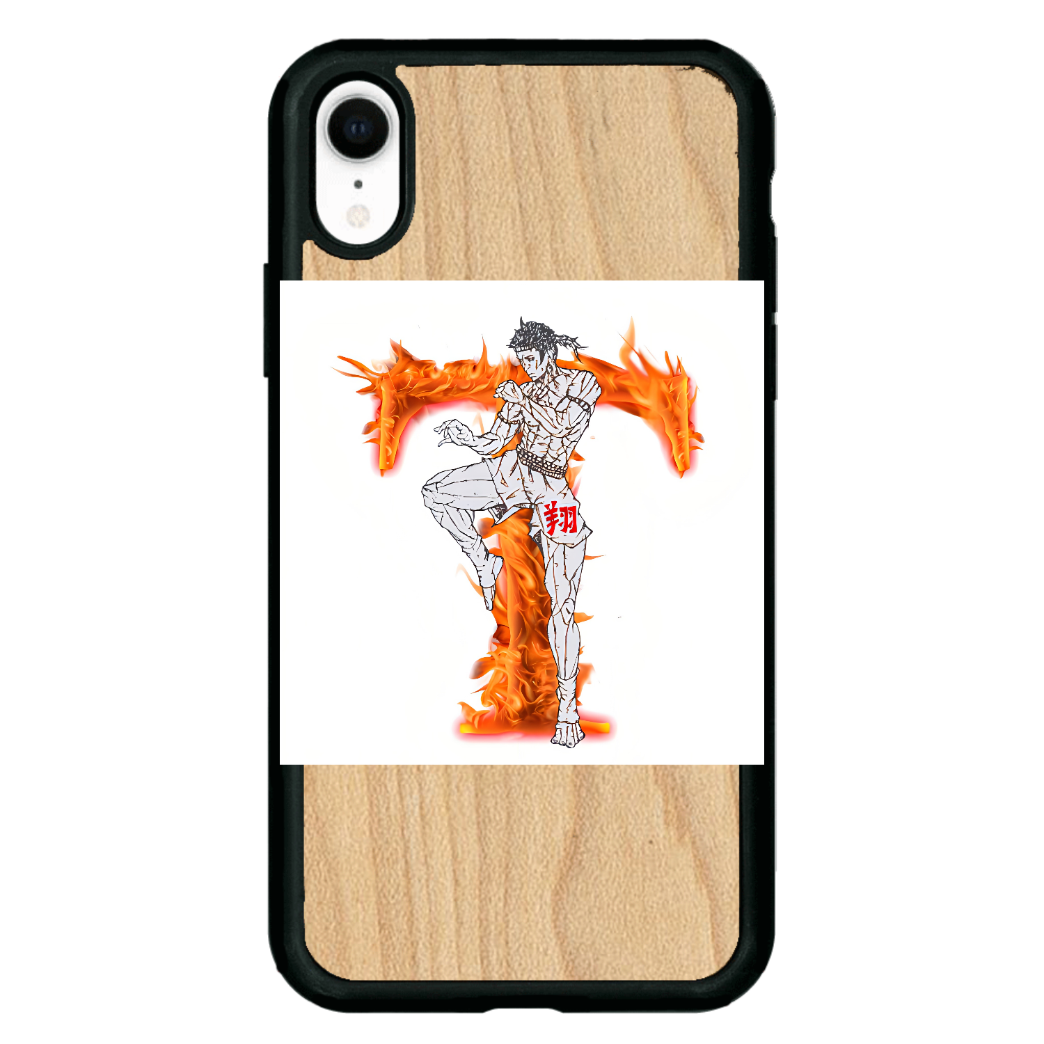 ムエタイシリーズ iPhoneXR ウッドケース
