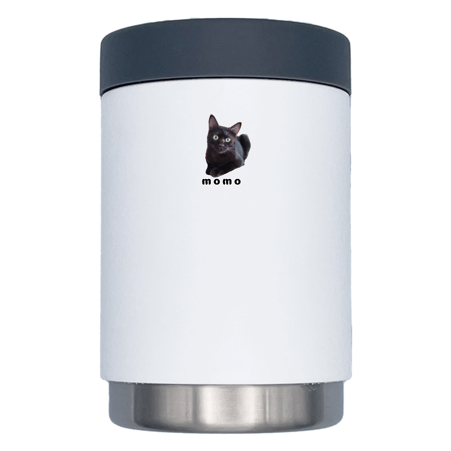 黒ねこももちゃん 缶ホールドサーモタンブラー
