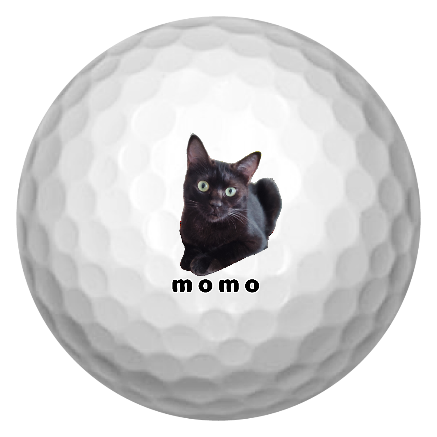 黒ねこももちゃん ゴルフボール(3個セット)