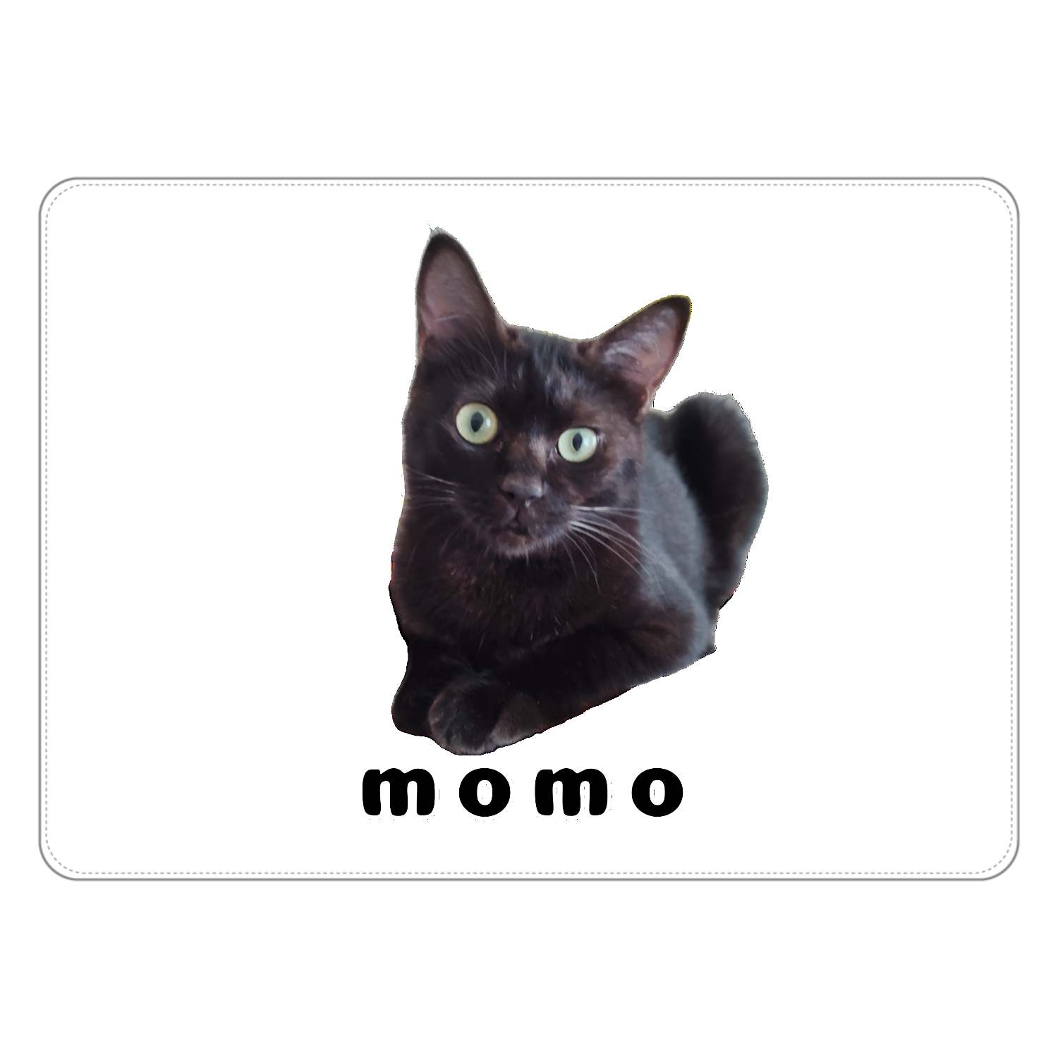 黒ねこももちゃん タブレットケース汎用Mサイズ