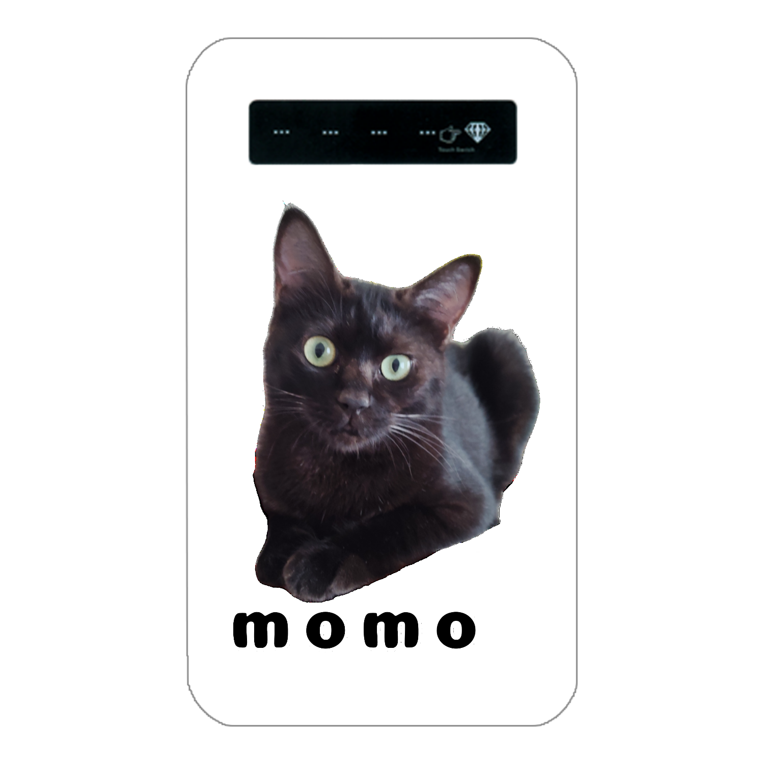 黒ねこももちゃん インジケータ有バッテリー4000mAh