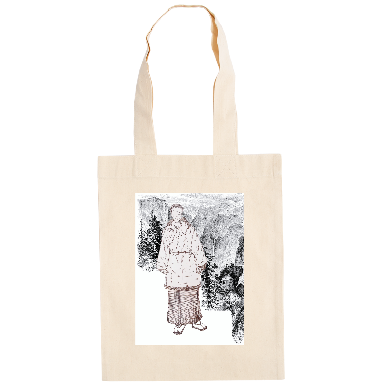 ｢雪景色｣ ドイツテューテ【白プリントあり】