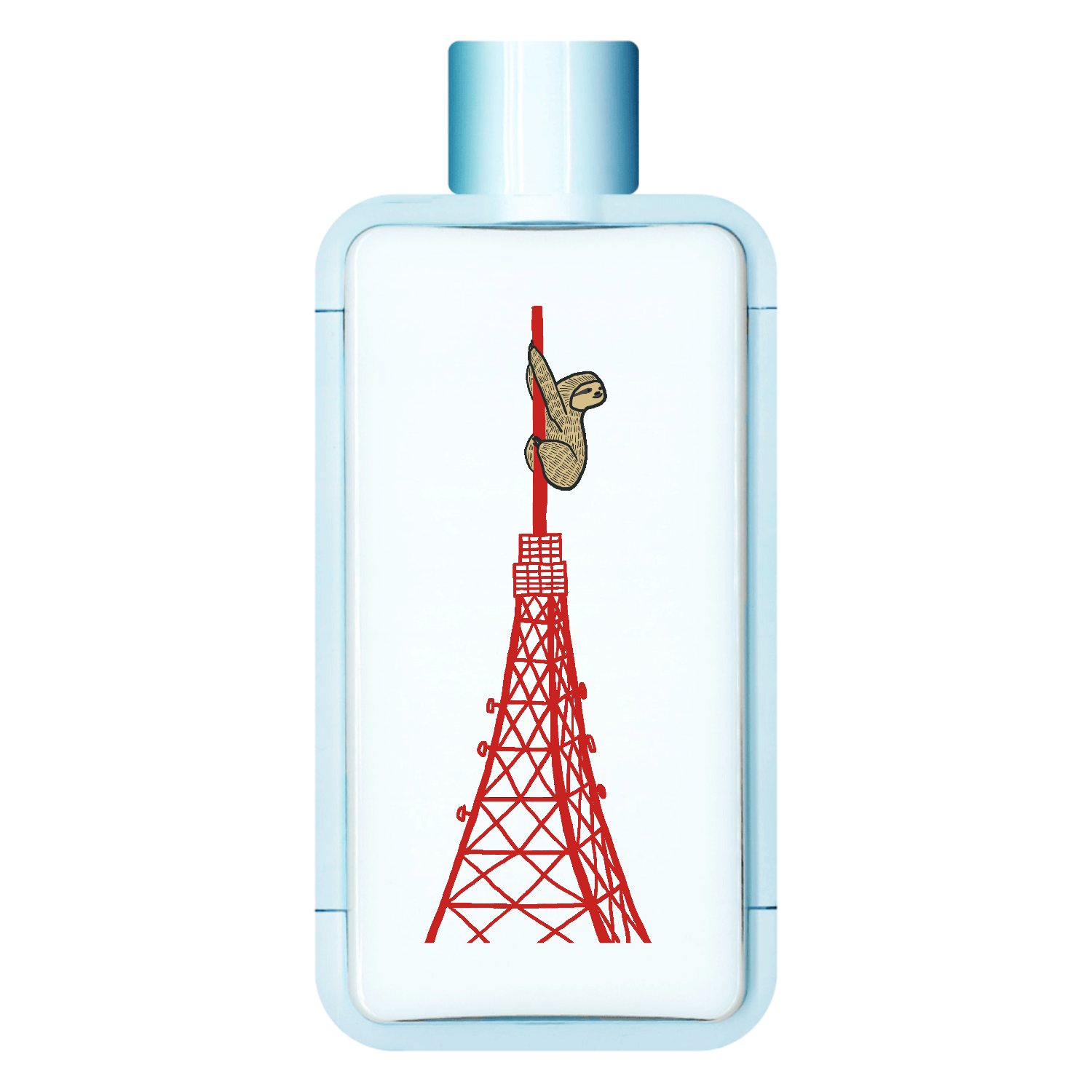 タワーにのぼるナマケモノ フレームスクエアボトル