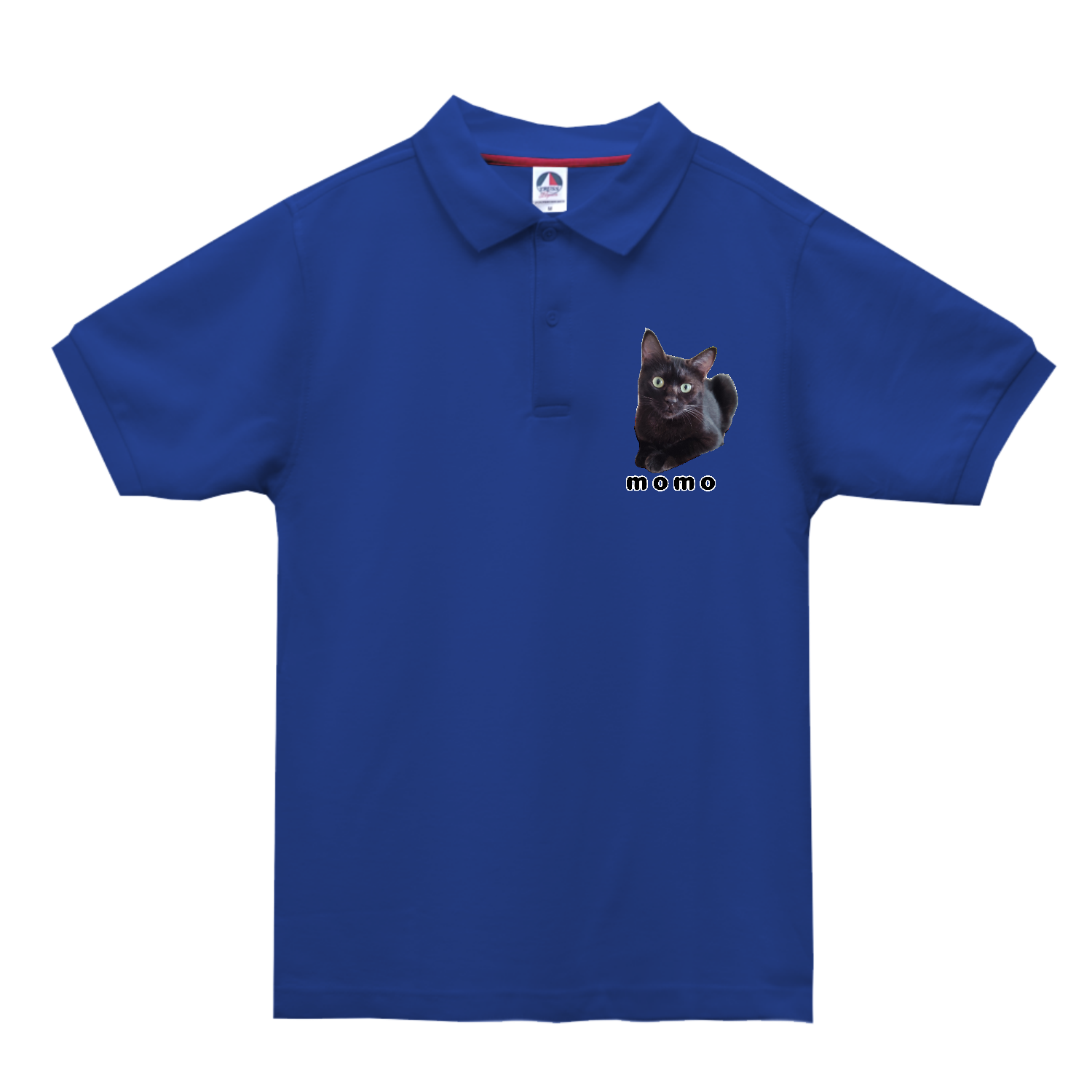 黒ねこももちゃん ベーシックスタイルポロシャツ