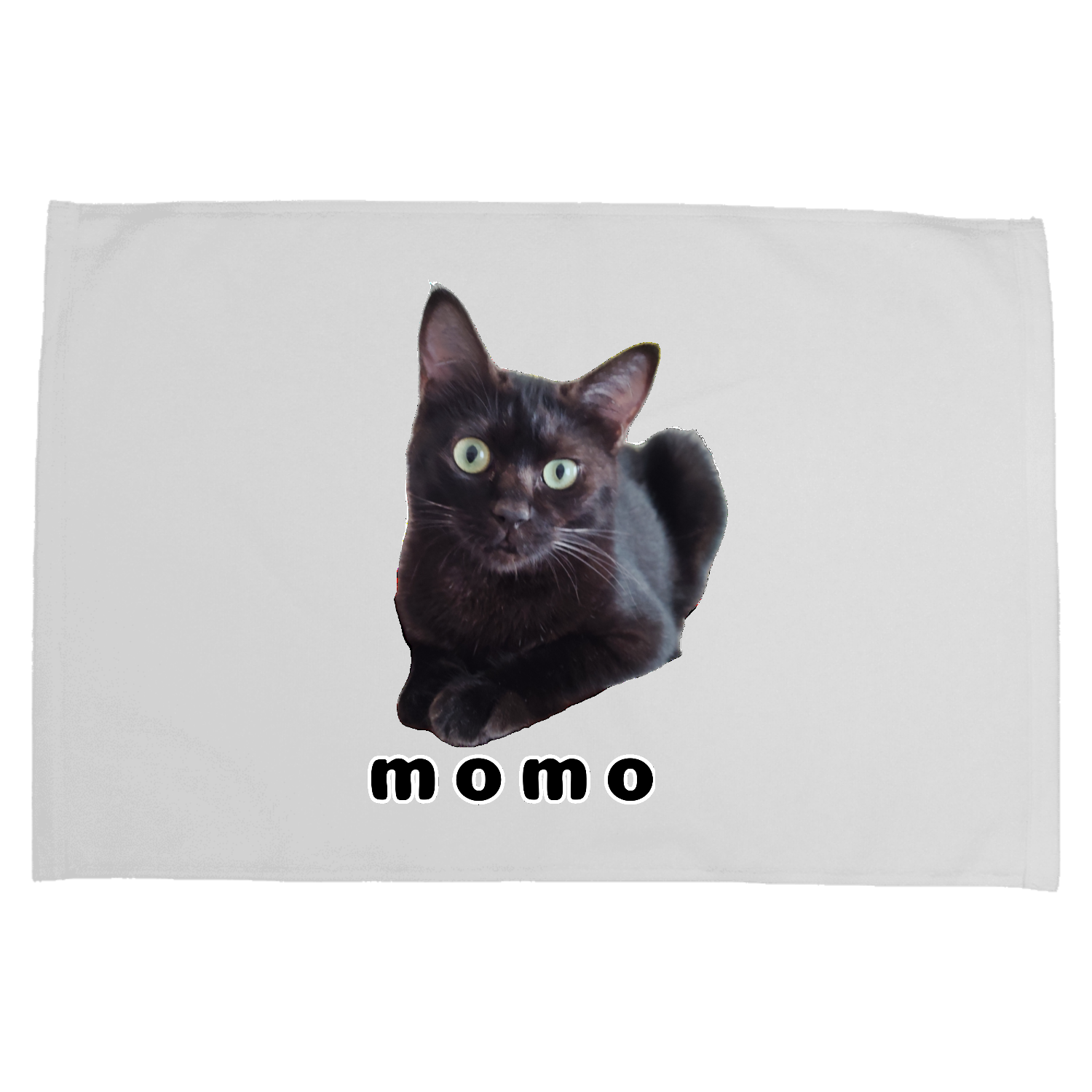 黒ねこももちゃん バスマット