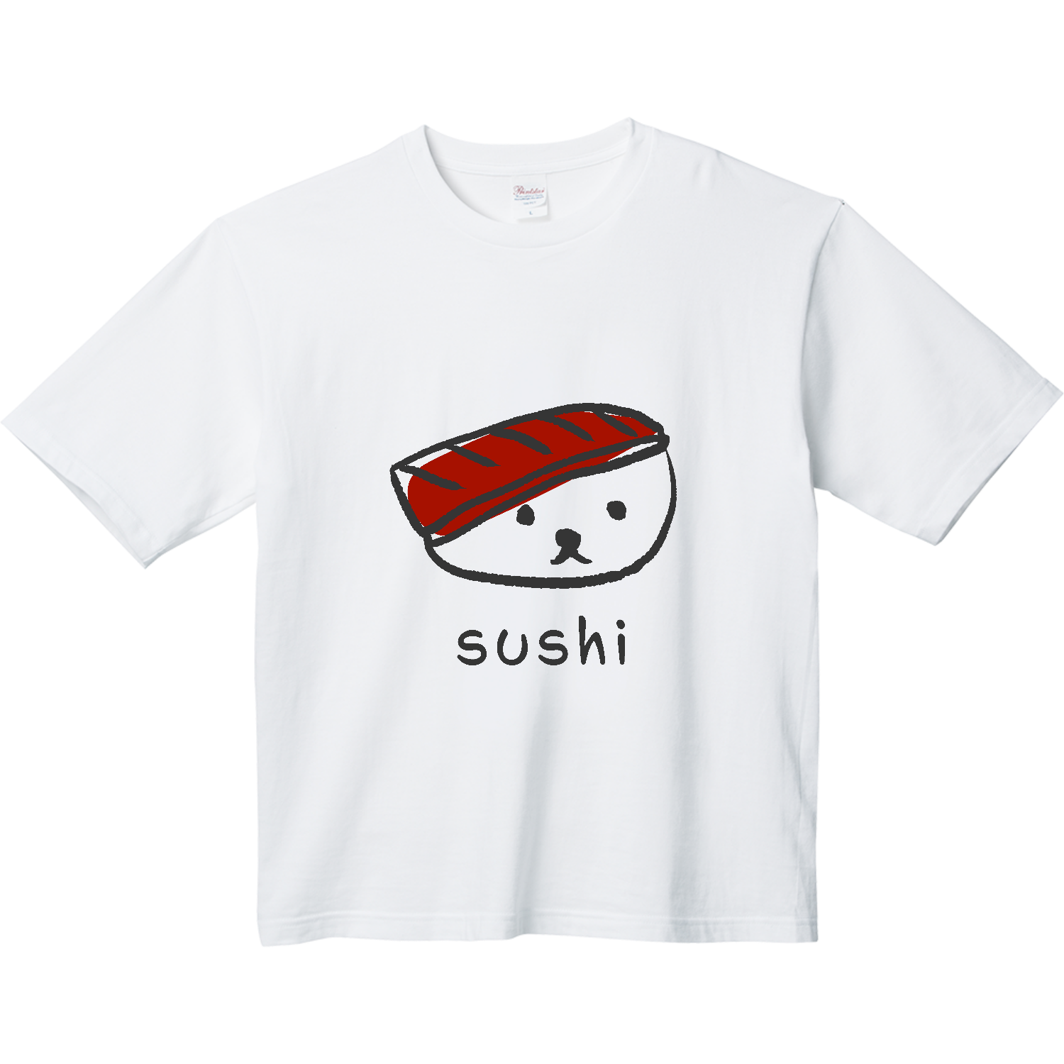 すしちゃんまぐろ ヘビーウェイト ビッグシルエットTシャツ