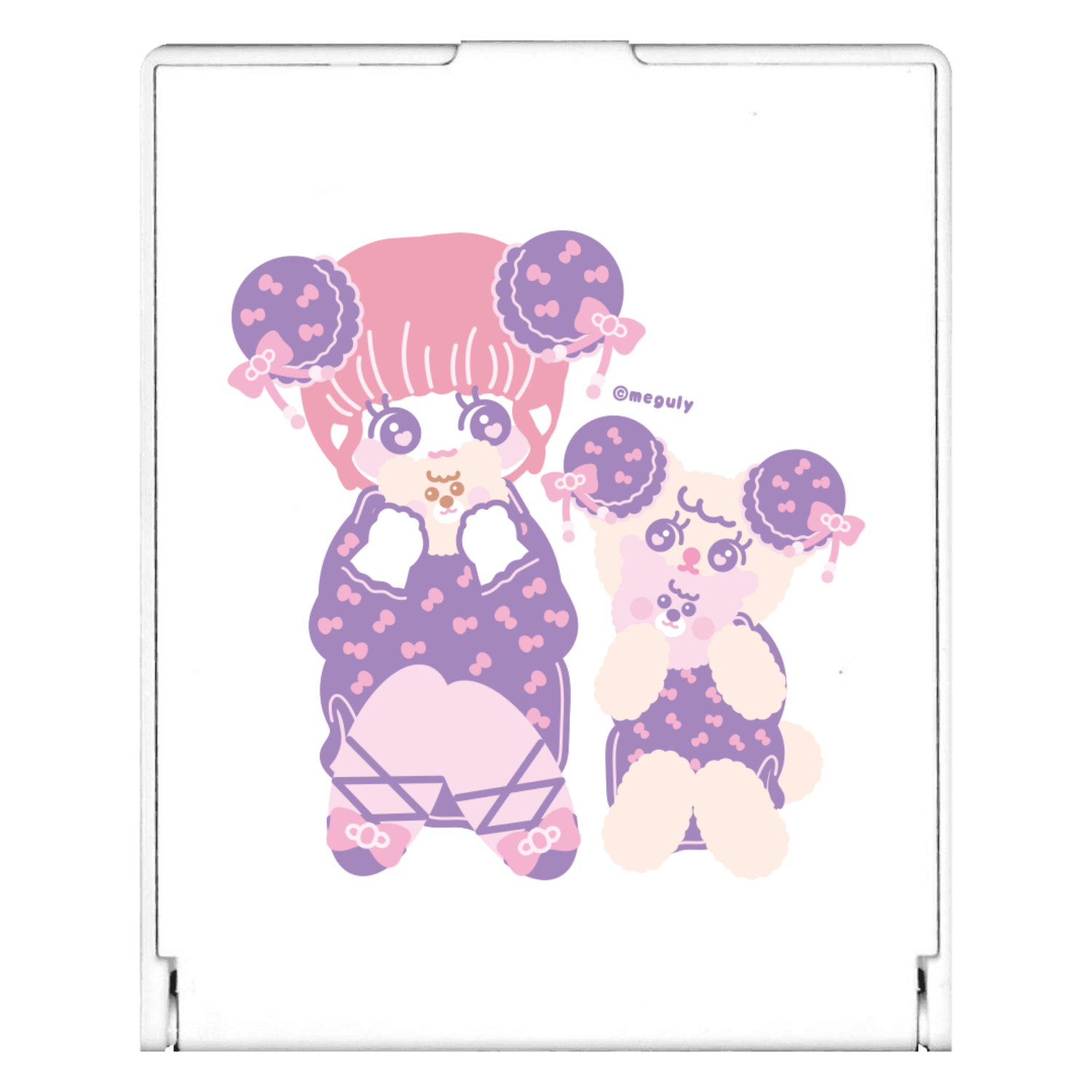 熊熊中華 スクエアミラー