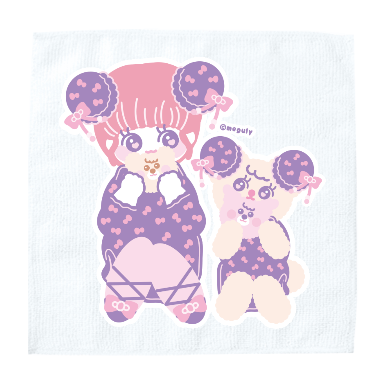 熊熊中華 ソフトタッチミニタオル