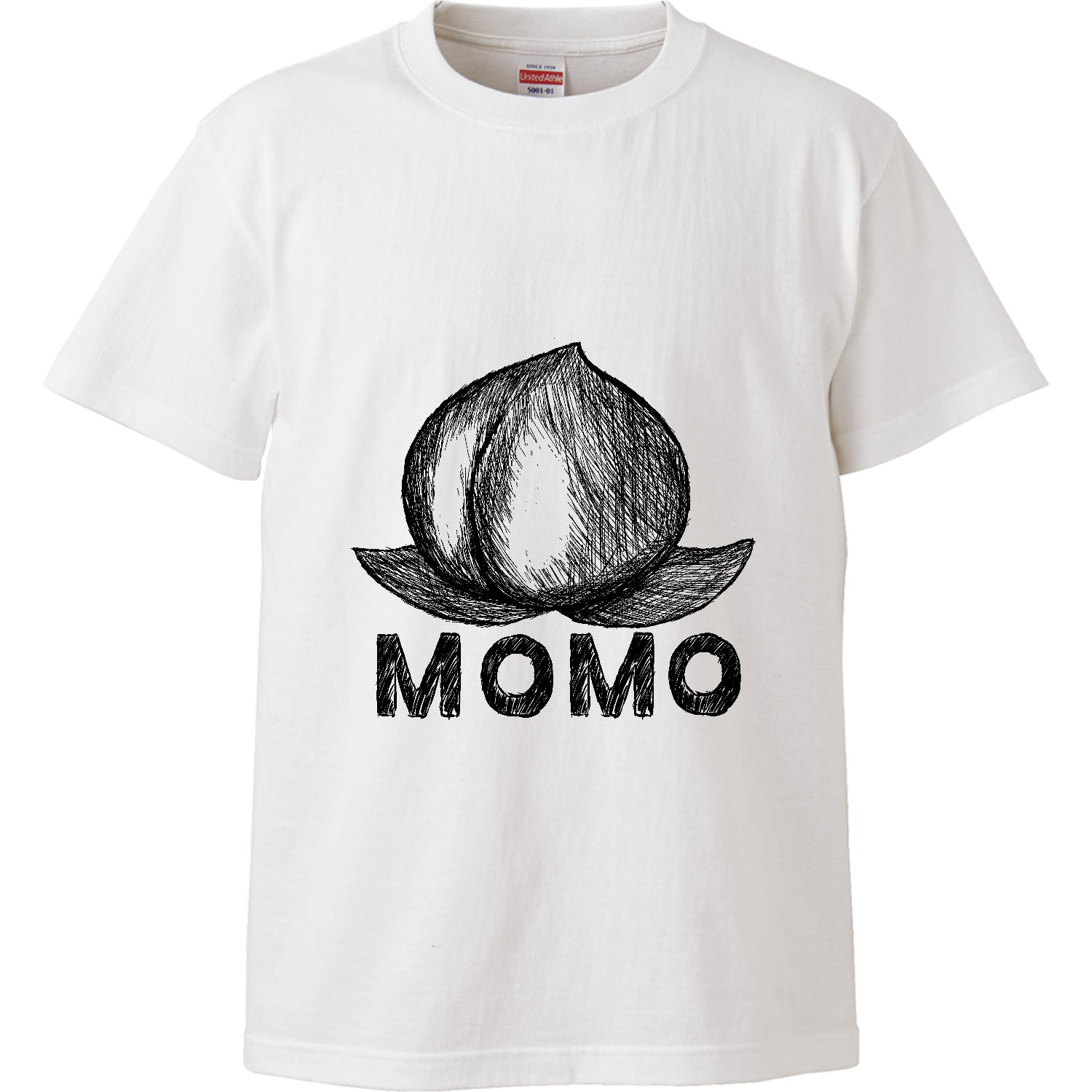 momo手書き ハイクオリティーTシャツ