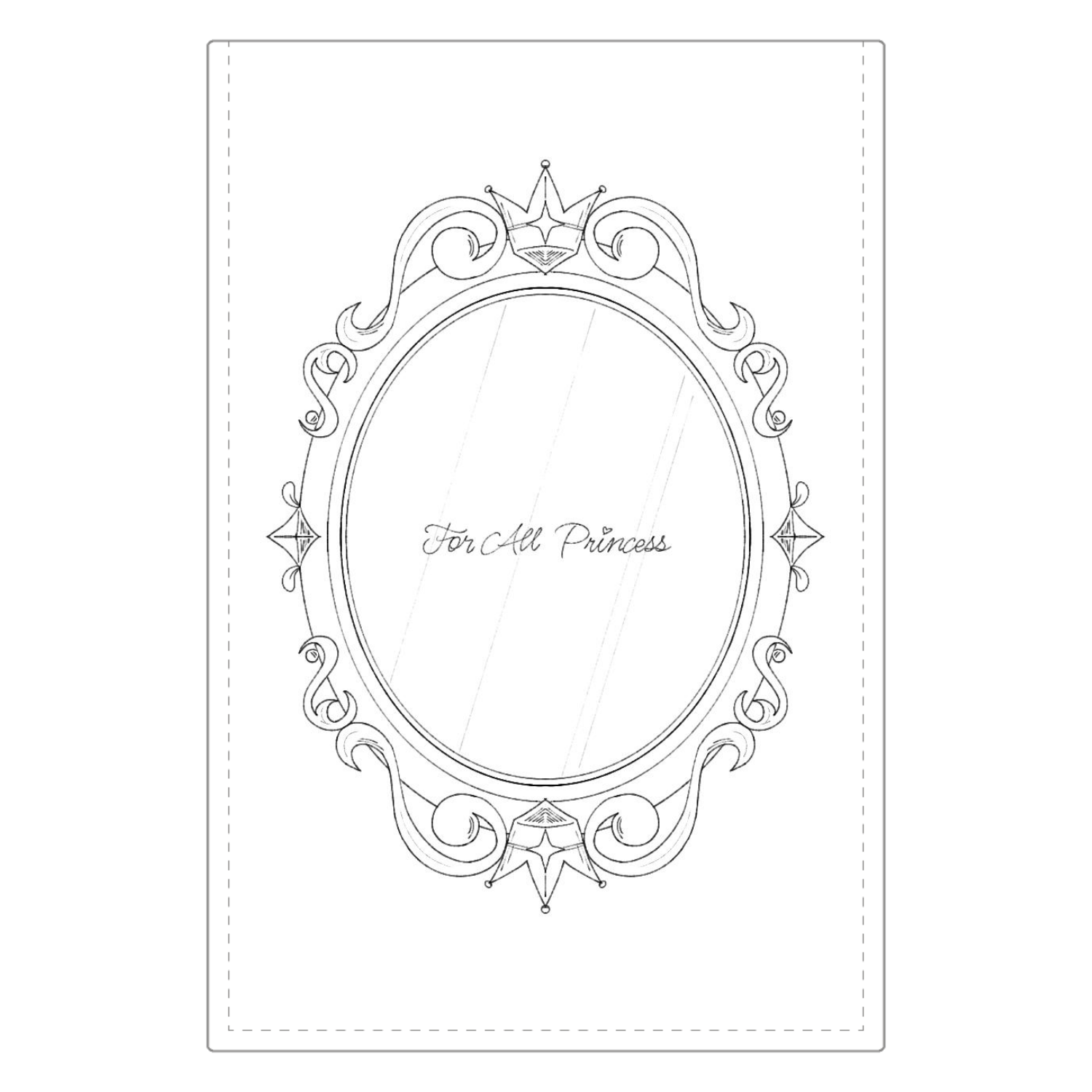 Princess mirror ソフトレザーミラー