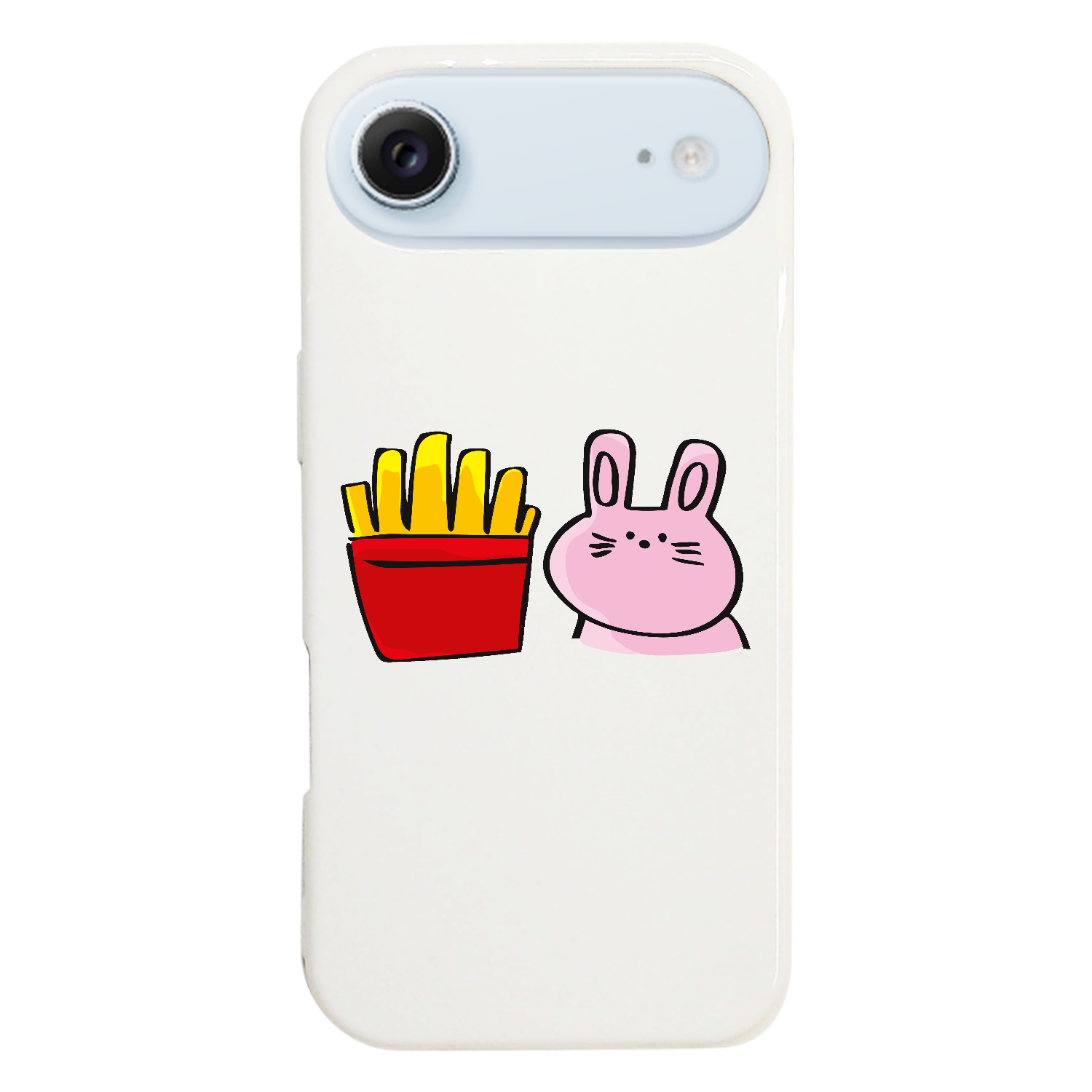 グラフィックシリーズ「うさぎ＆ポテト」 iPhone17 Air (ハードケース)