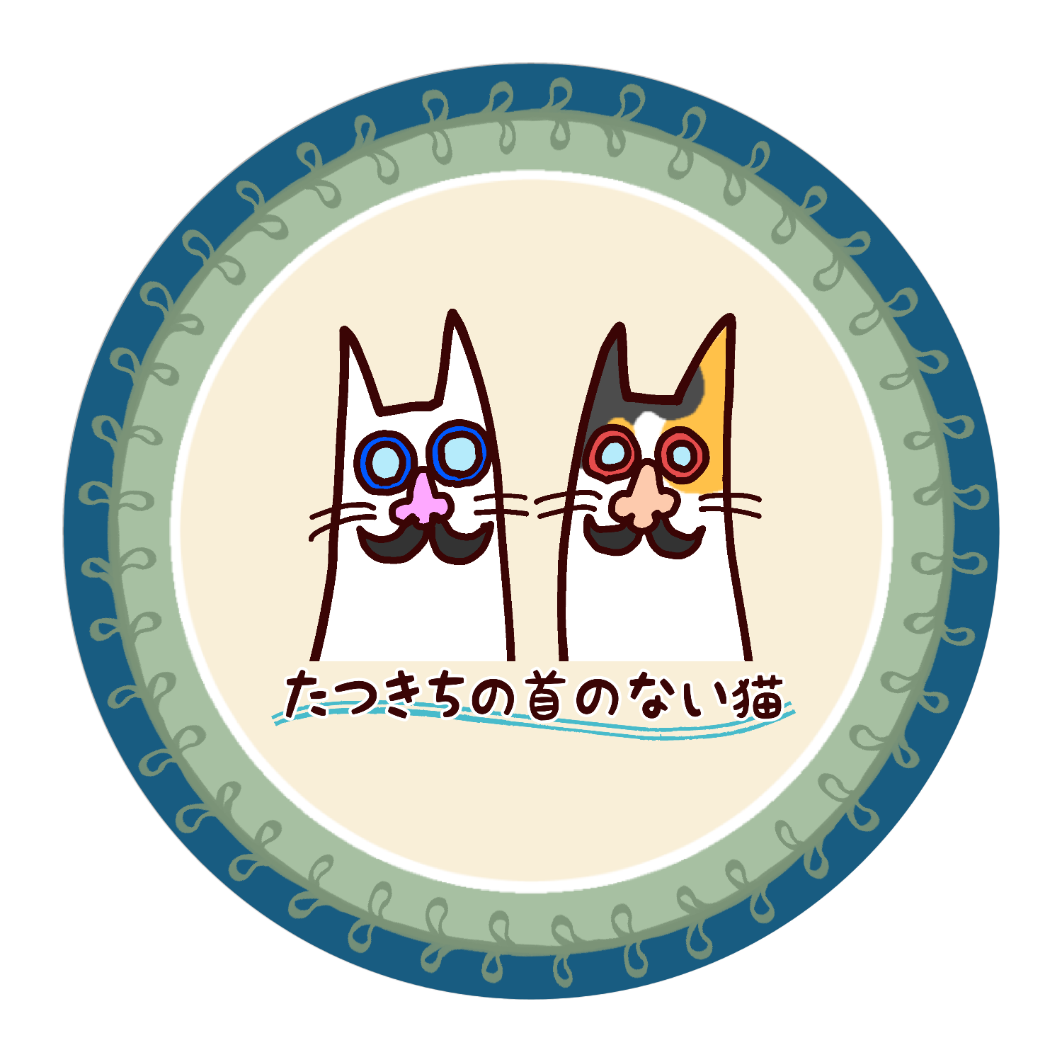 ひげ猫　15mmマスキングテープ15mmマスキングテープ2