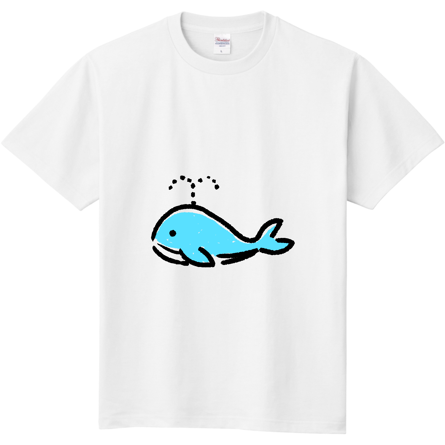 可愛いくじらちゃん 定番Ｔシャツ