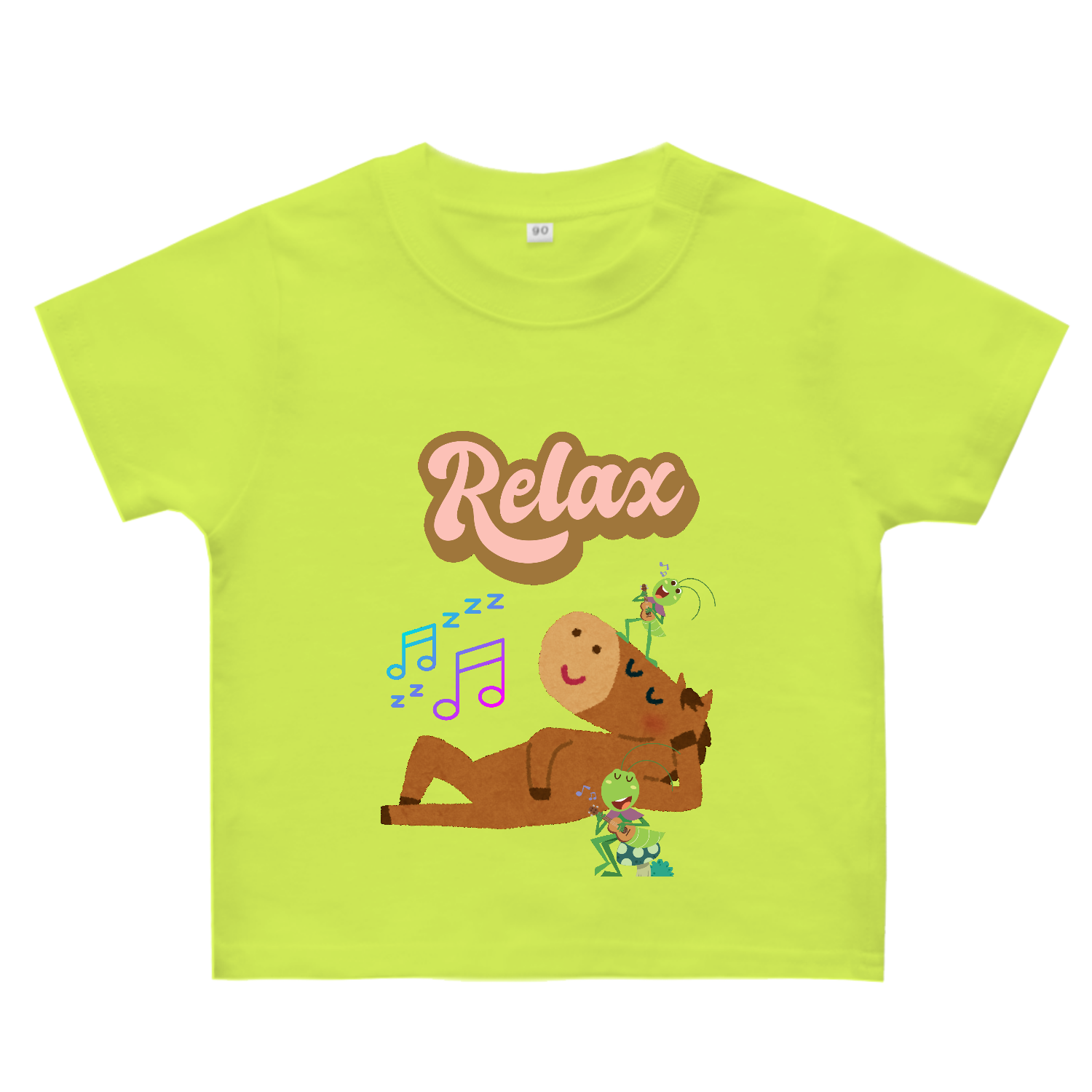 馬の昼寝 ヘビーウェイトベビーＴシャツ