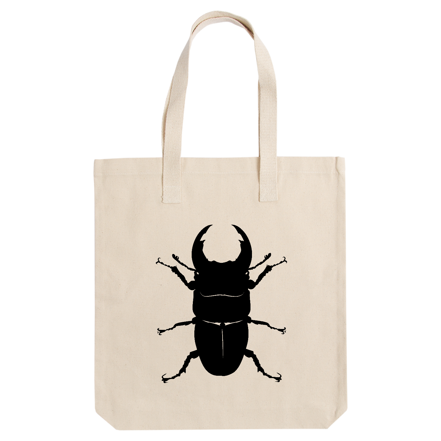 オオクワガタのシンプルシルエット！昆虫好きに！ アーバントート【白プリントあり】