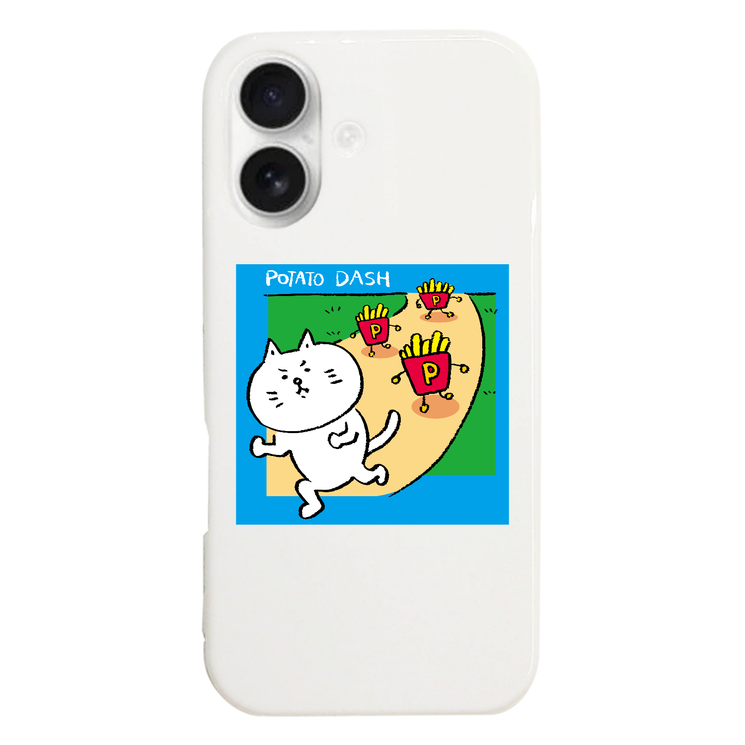 グラフィックシリーズ「ちろすけとポテトダッシュ」 iPhone17 (ハードケース)