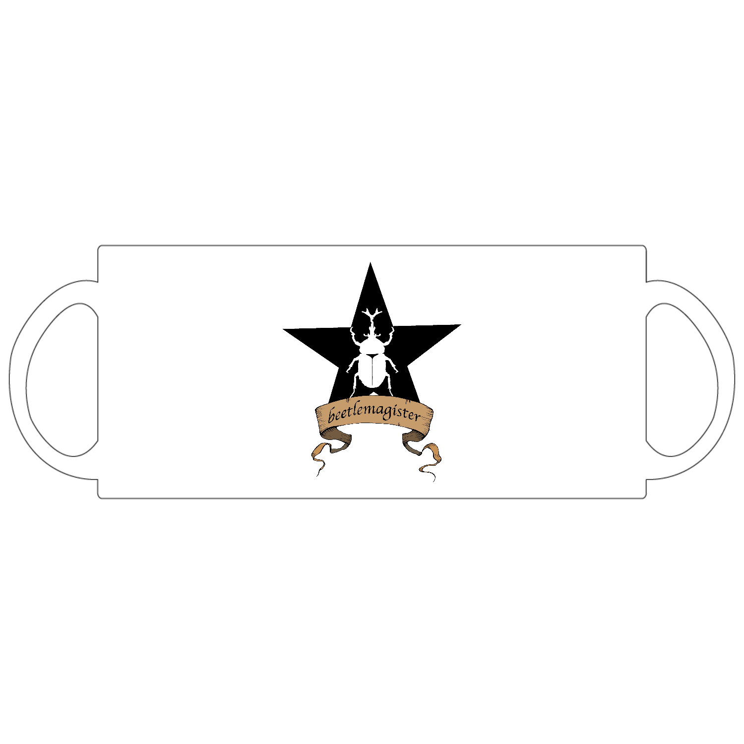 カブトムシマスターの称号　ーおしゃれなカブトムシグッズ 定番マグカップ