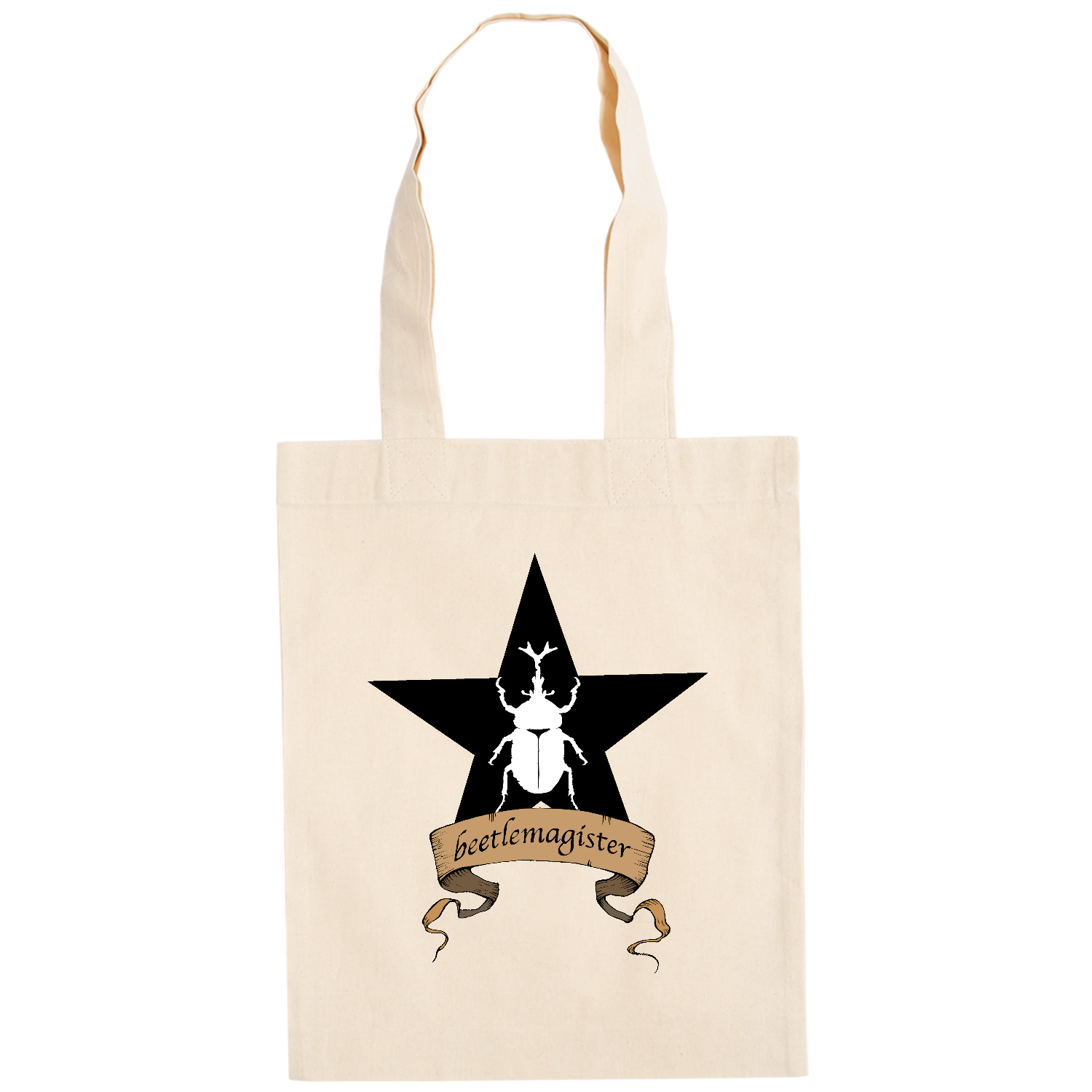 カブトムシマスターの称号　ーおしゃれなカブトムシグッズ ドイツテューテ【白プリントあり】