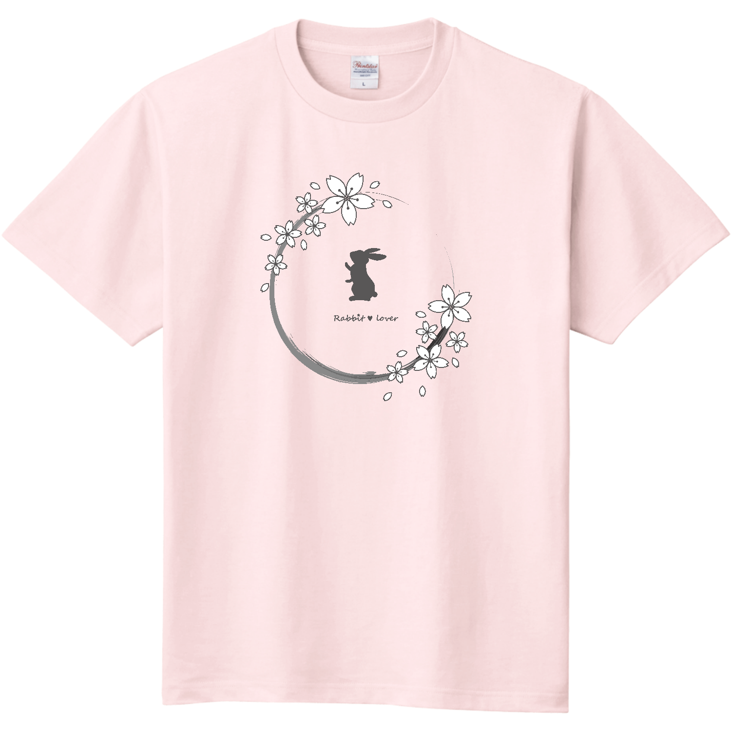 桜〇2024（透明）うさぎ定番Tシャツの商品購入ページ｜クリエイターの