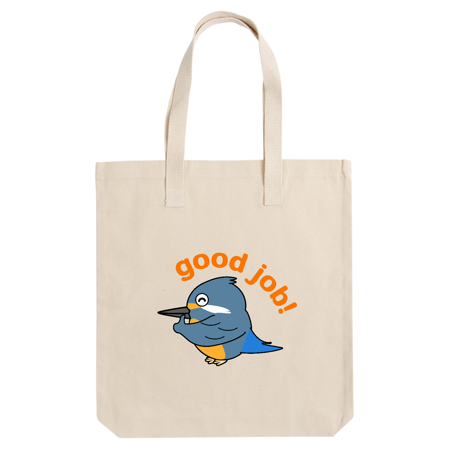 グッジョブカワセミちゃん - 可愛い野鳥のイラストグッズ アーバントート【白プリントあり】