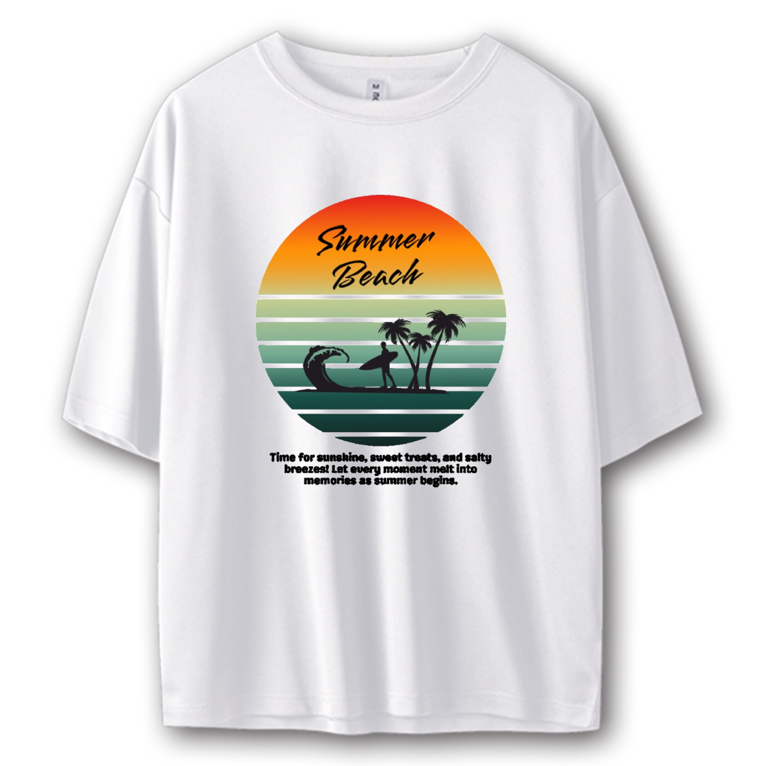 summer beach☆surfing ストリートＴシャツ