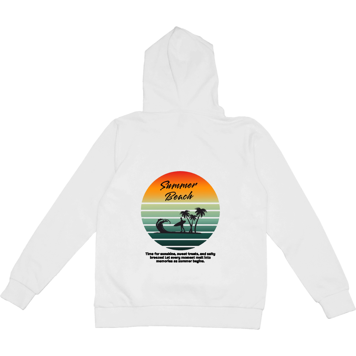 summer beach☆surfingスタンダードプルパーカー2
