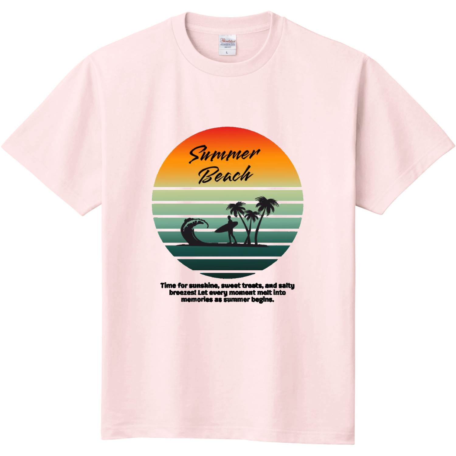 summer beach☆surfing キッズＴシャツ
