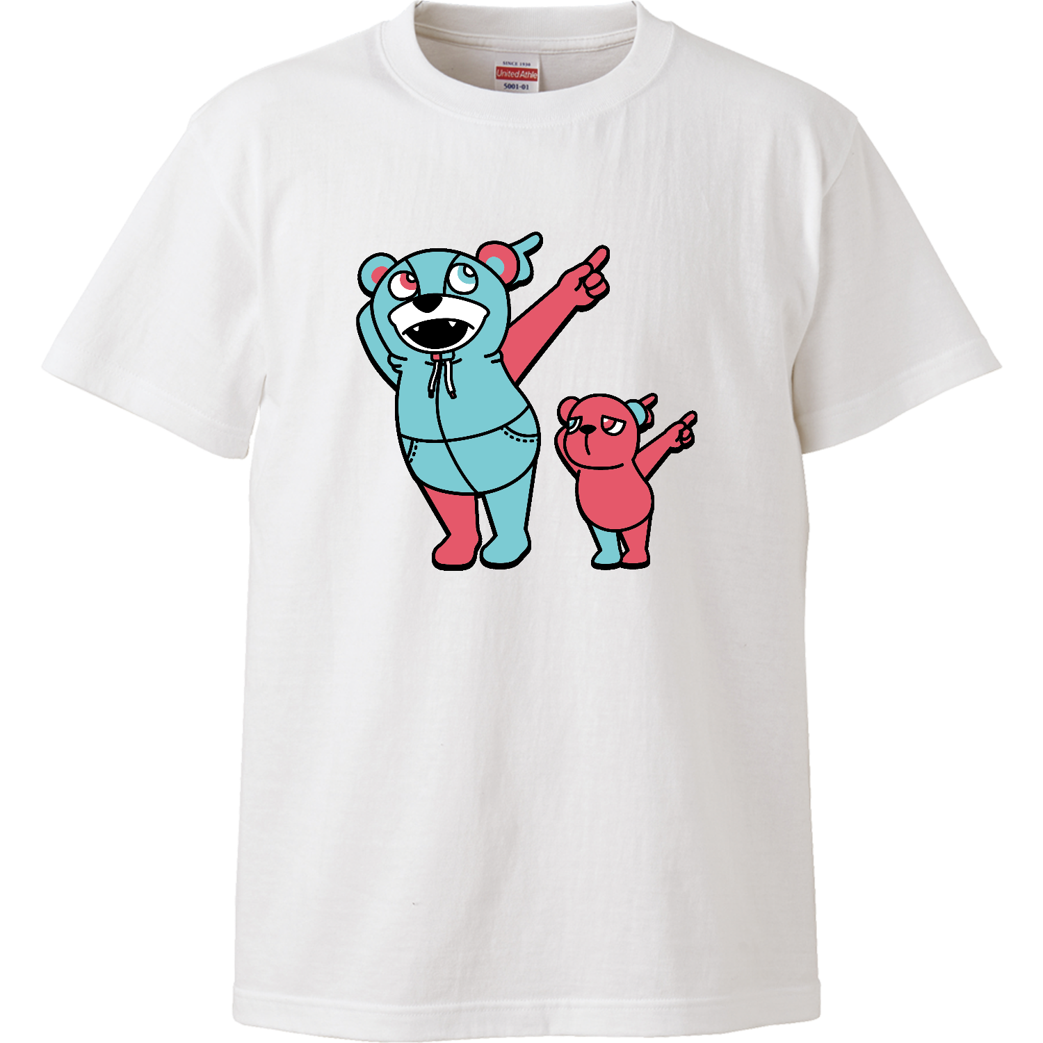 NANAMEUEクマ ハイクオリティーTシャツ