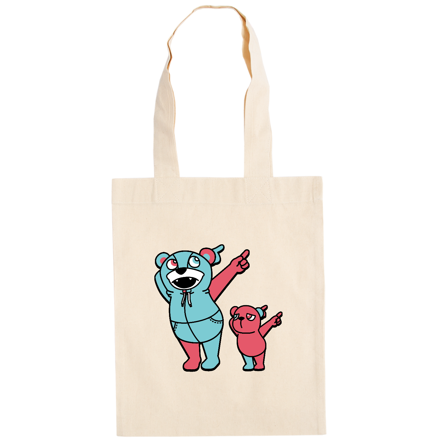 NANAMEUEクマ ドイツテューテ【白プリントあり】