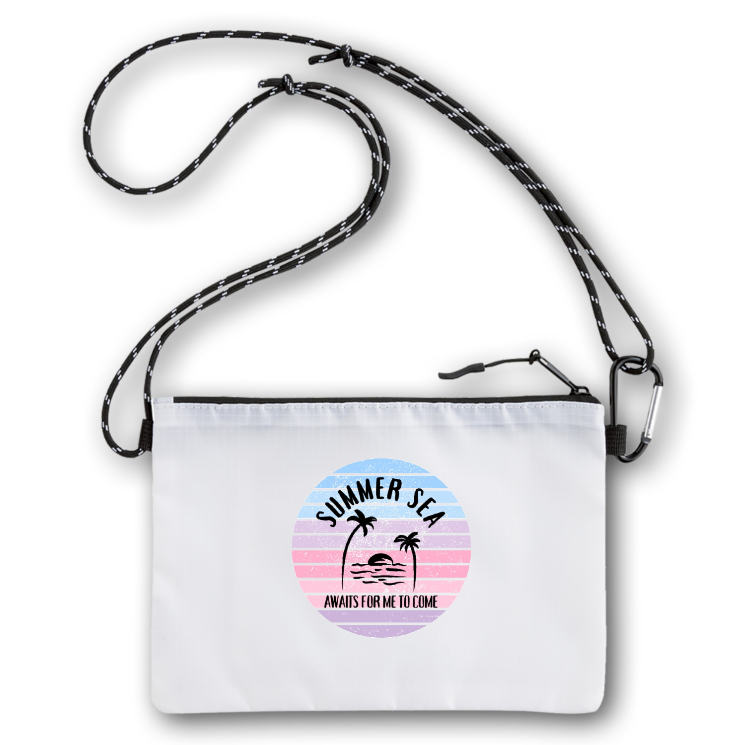 summer sea☆ピンク リップミニサコッシュ