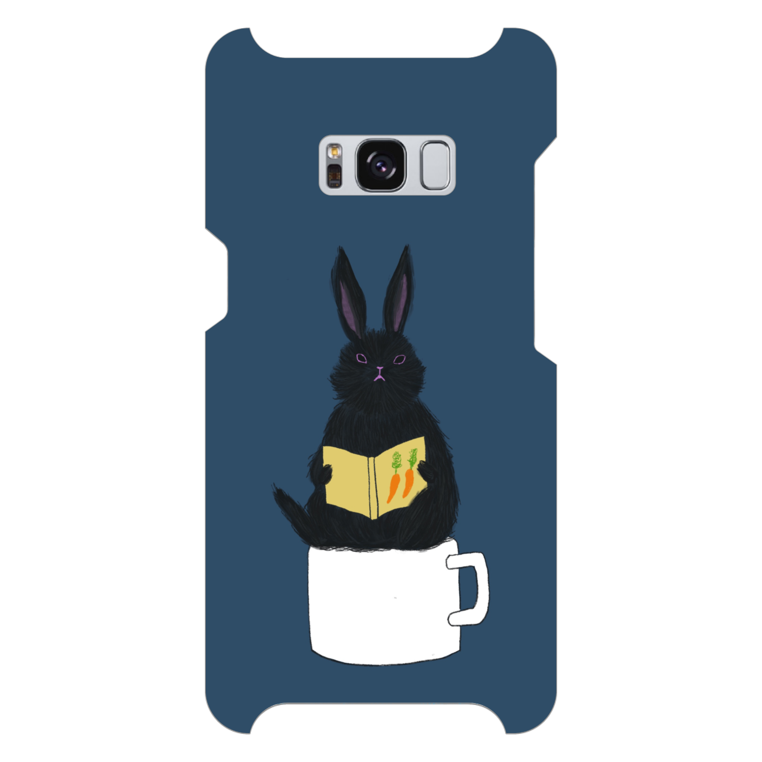 黒うさぎの読書 Galaxy S8 (SC-02J)