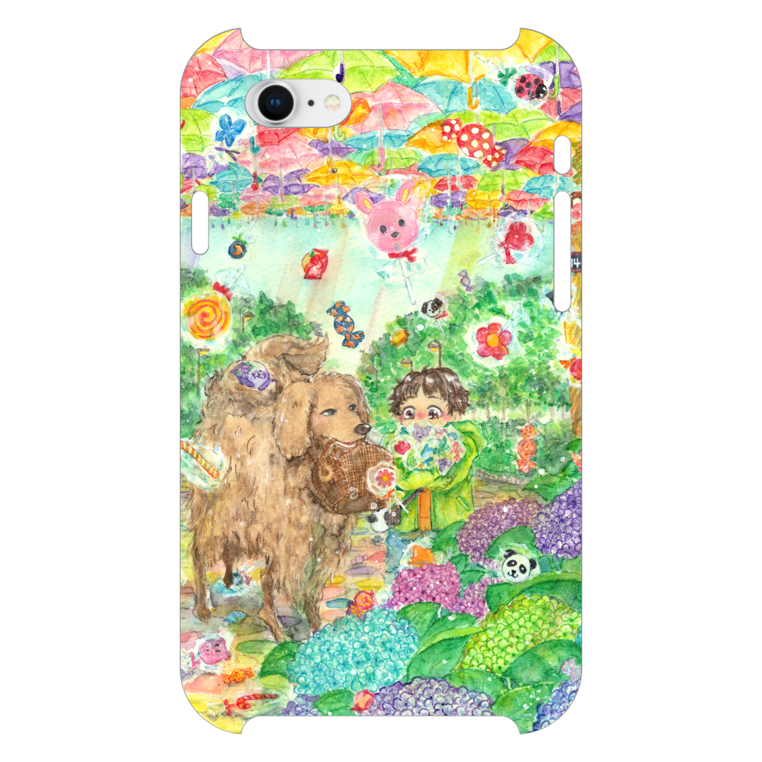 傘時々飴  iPhone8ケース iPhone8