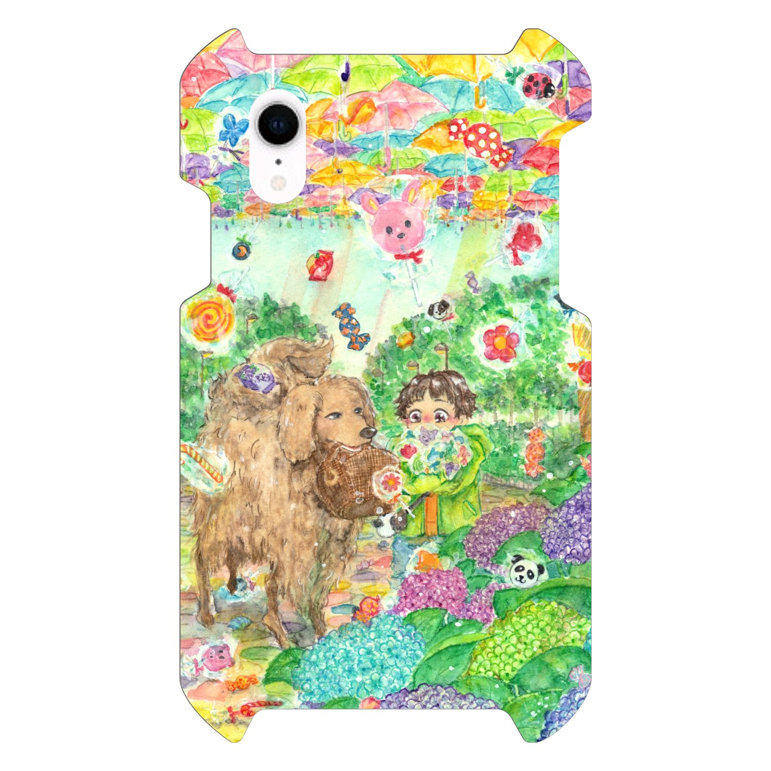 傘時々飴  iPhoneXRケース iPhoneXR