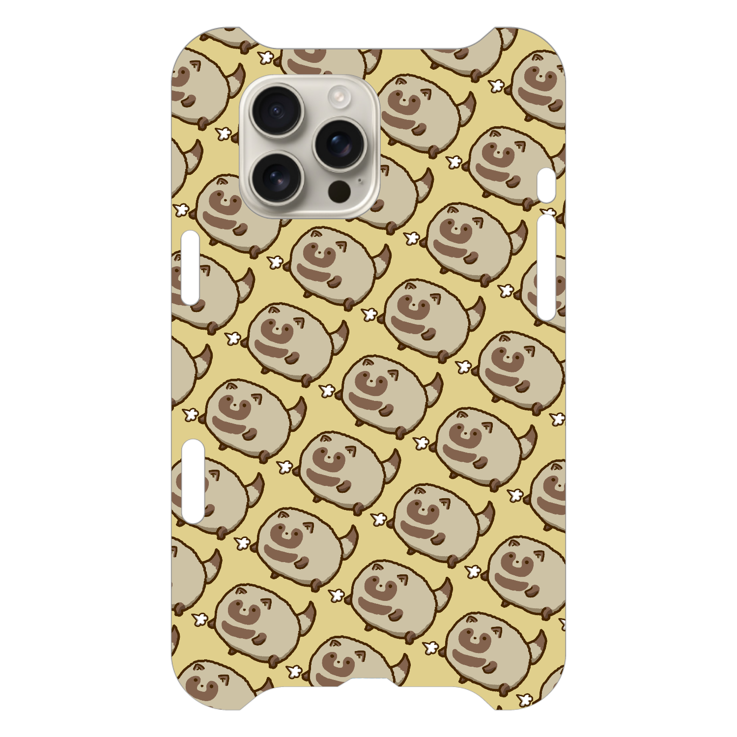 ふゆげのたぬきがいっぱい iPhone16 Pro Max