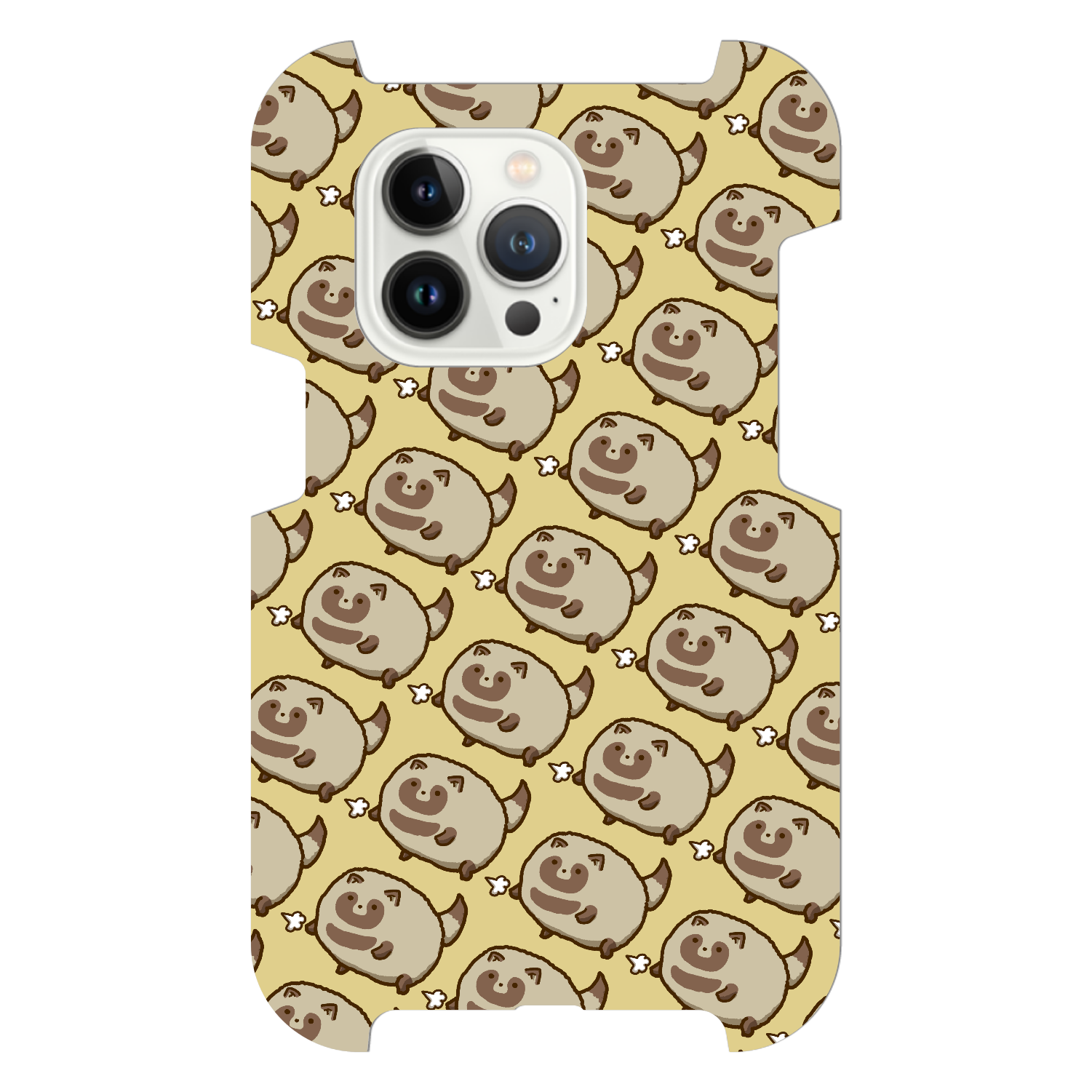 ふゆげのたぬきがいっぱい iPhone14 Pro