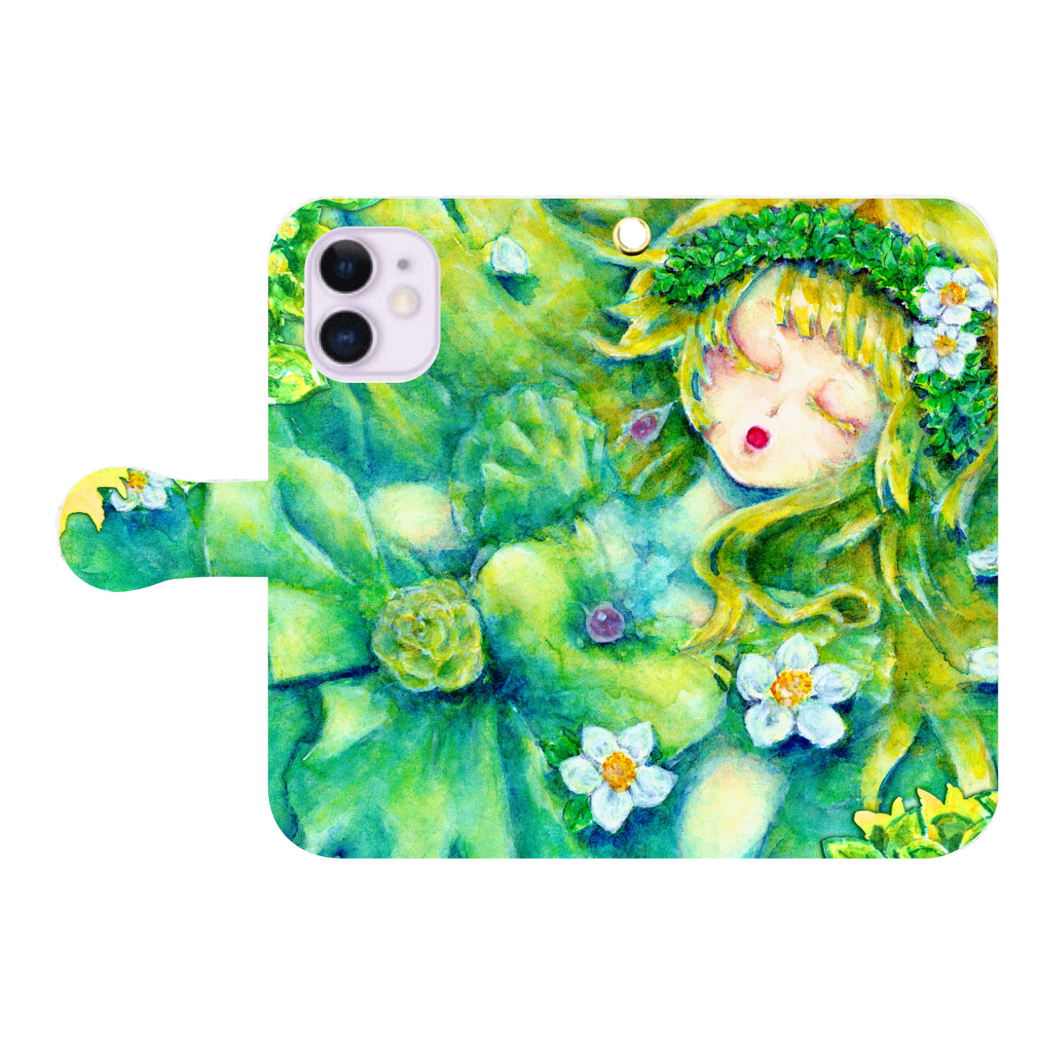 窓の外 iPhone12mini 手帳型スマホケース