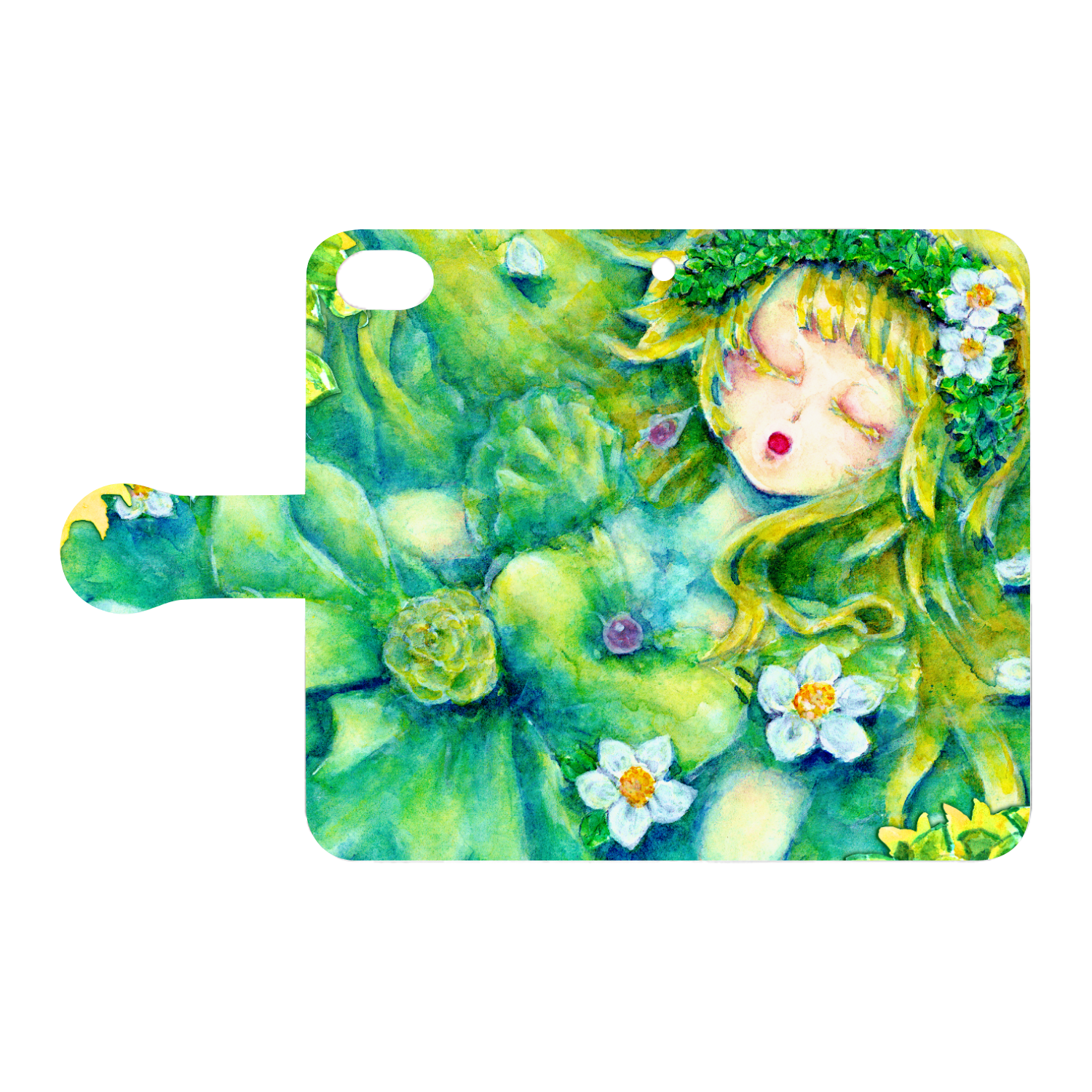 窓の外 iPhoneSE2/SE3 手帳型スマホケース　