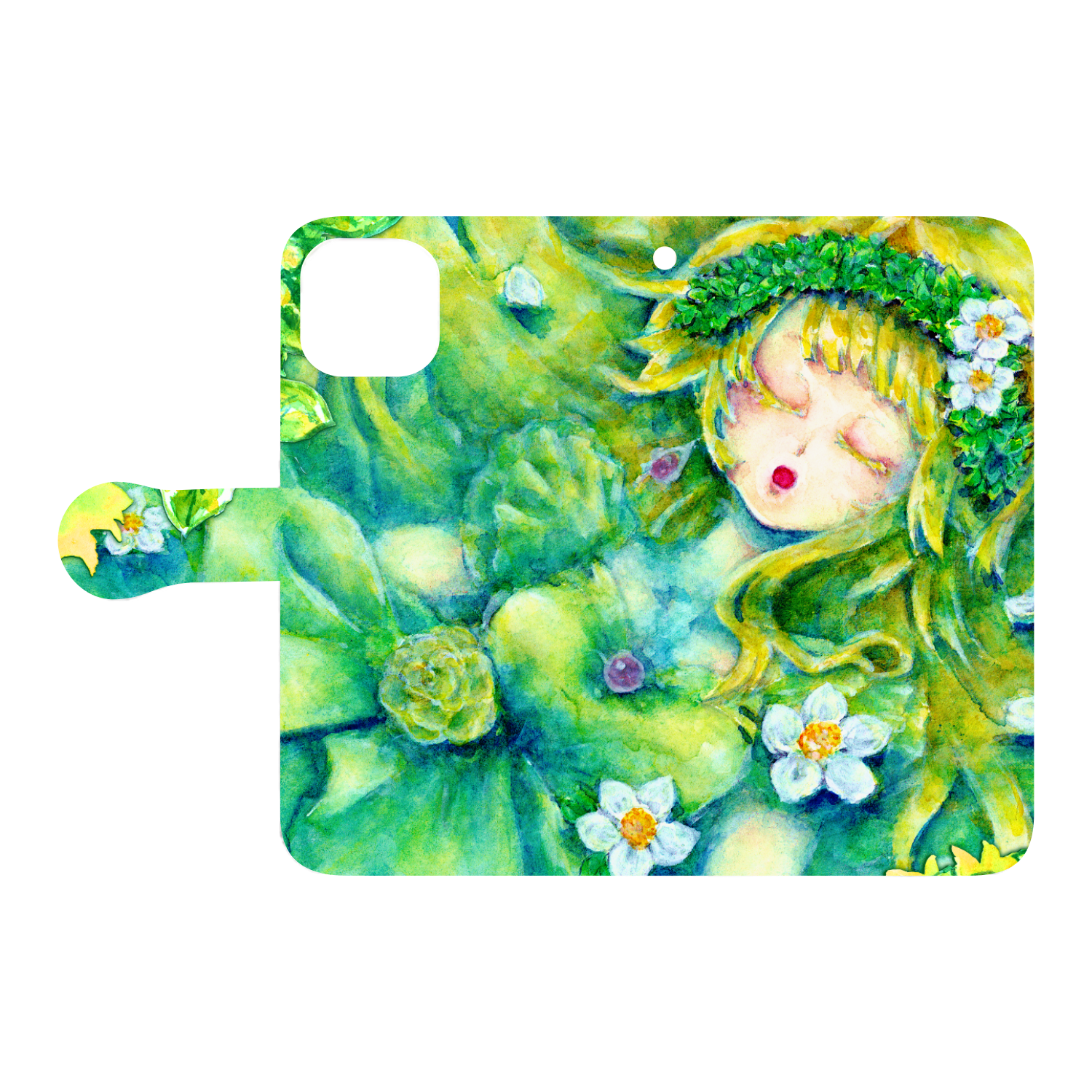 窓の外 iPhone11 手帳型スマホケース