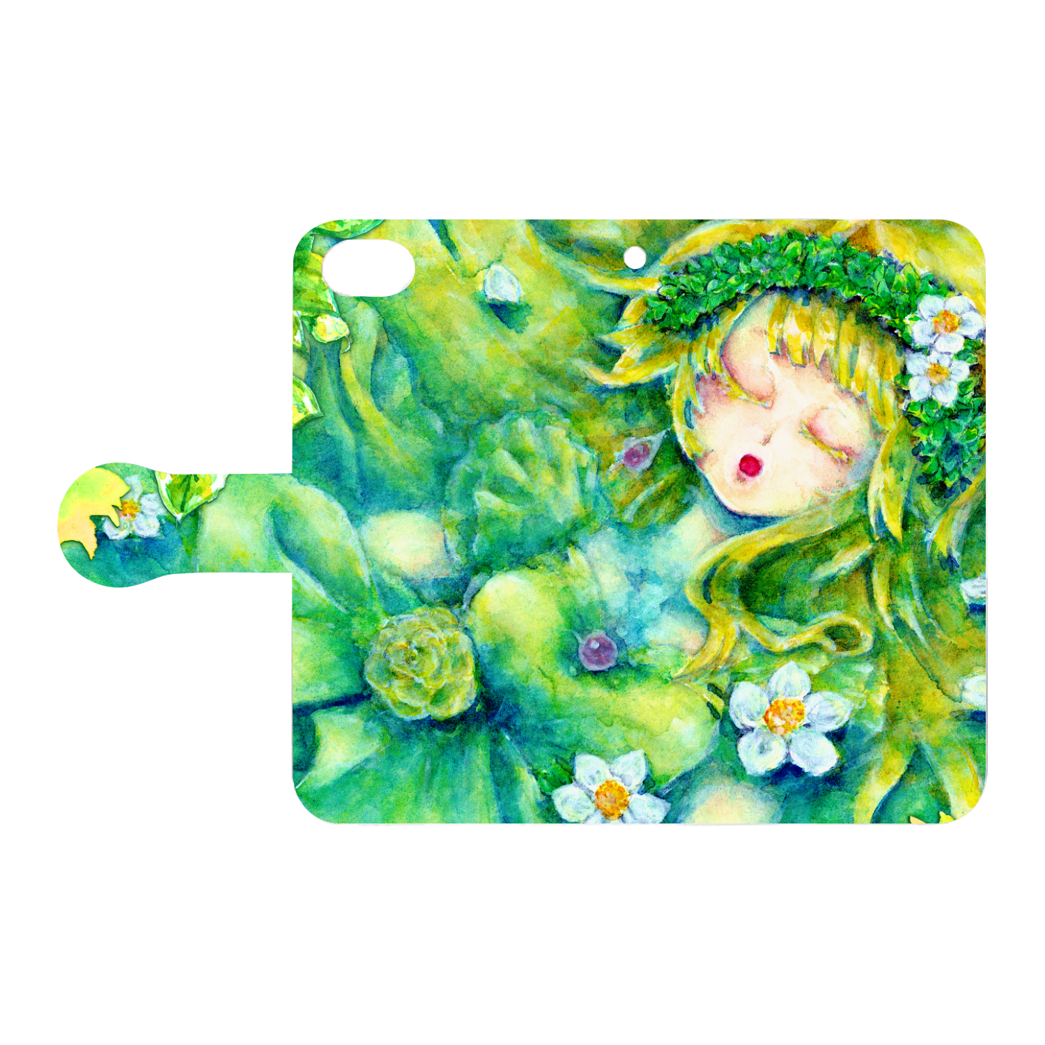 窓の外 iPhone7 手帳型スマホケース