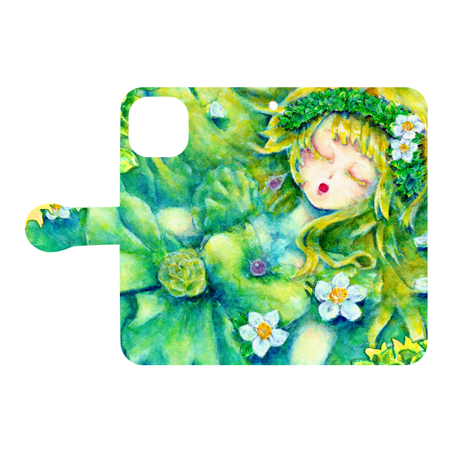 窓の外 iPhone12/12pro 手帳型スマホケース